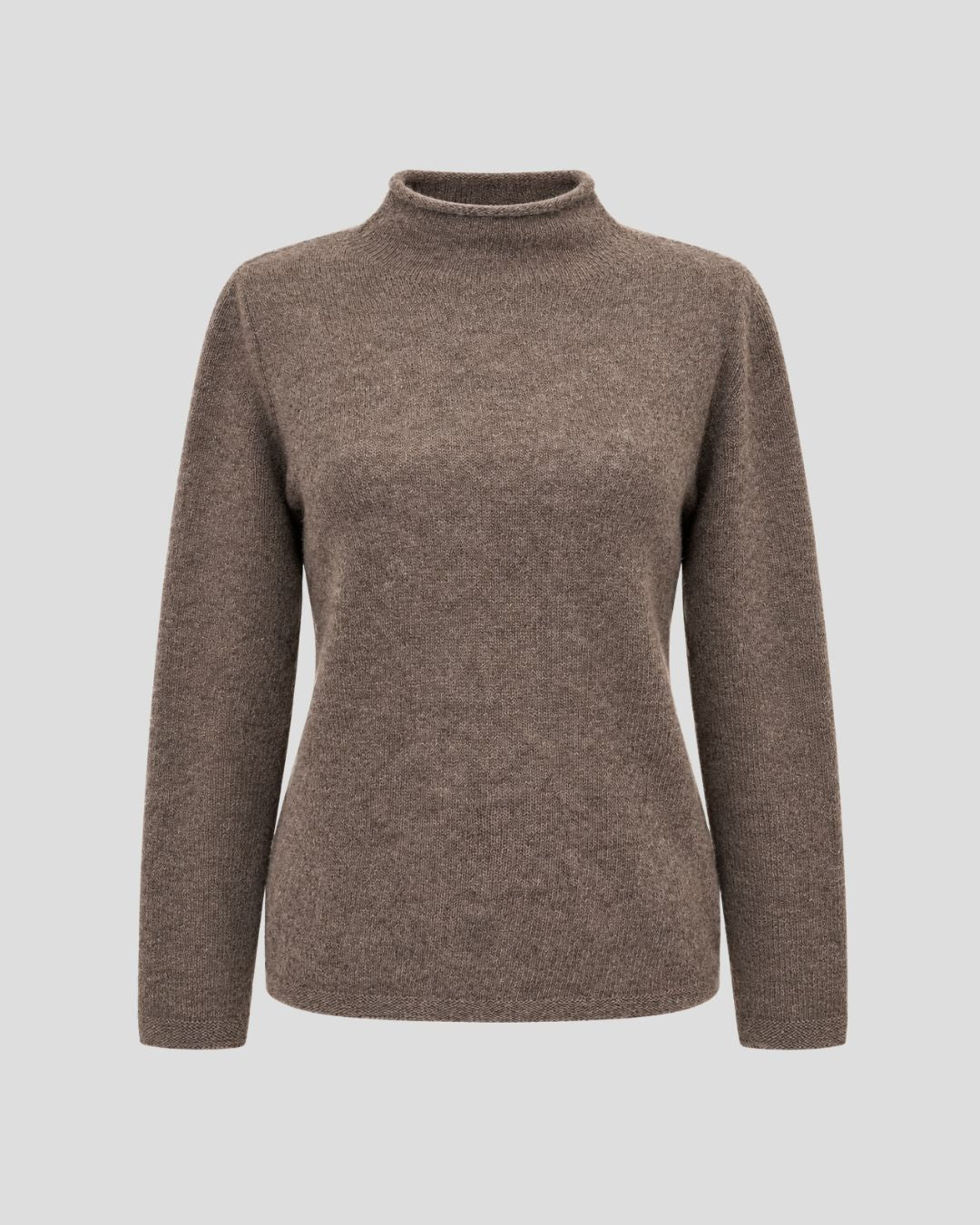 Yak Down Roll Neck Sweater