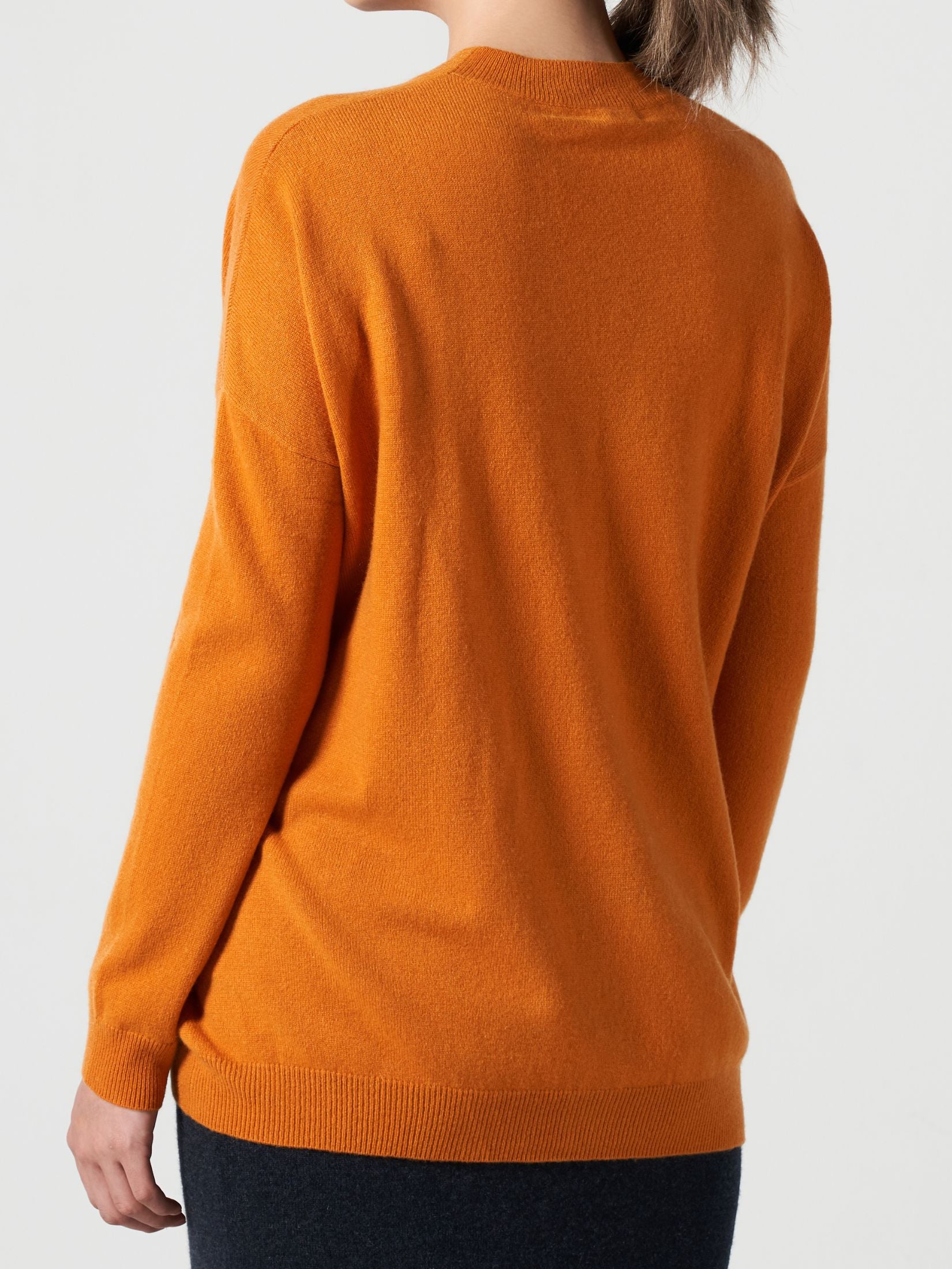 Cashmere Loose Pocket Cardigan