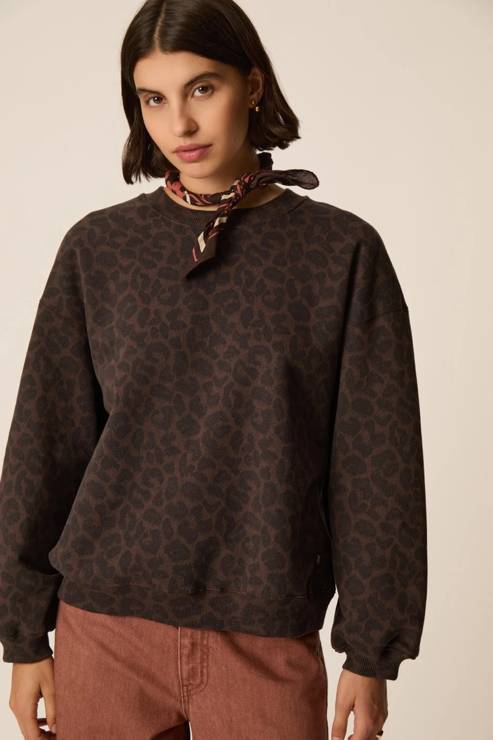 Jacinthe Leopard Sweatshirt