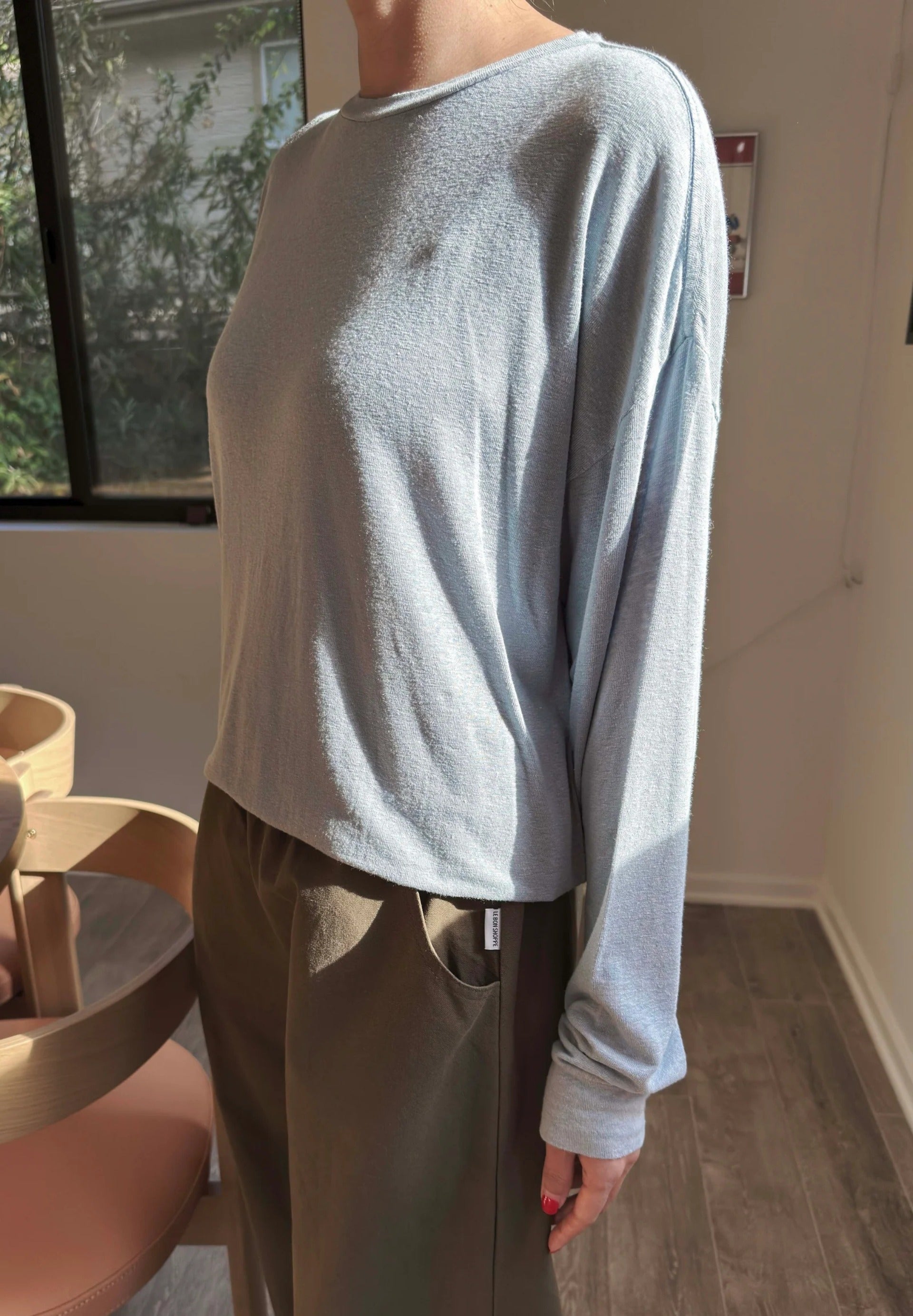 Haze Linen Blend Tee