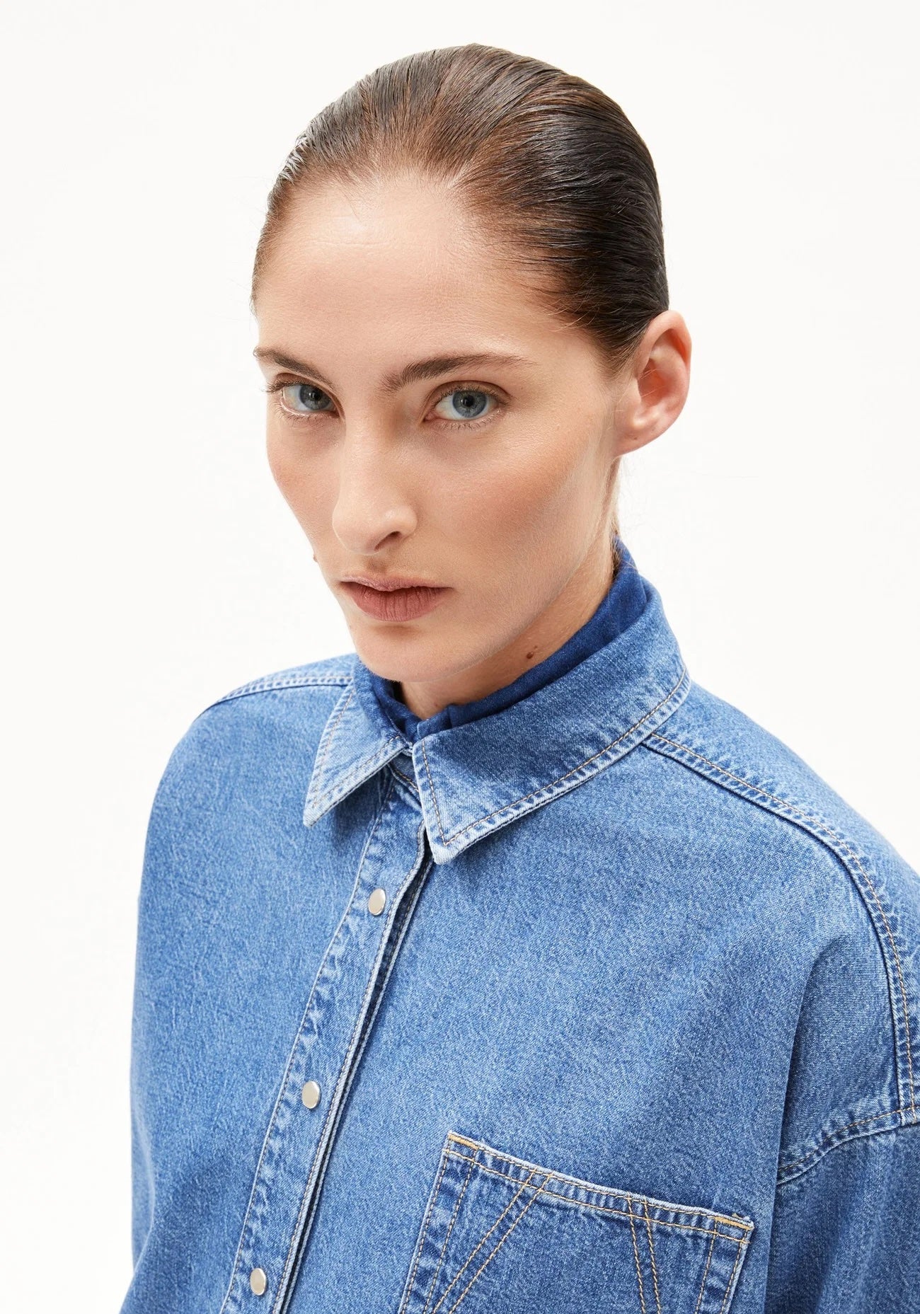 Nalaani Denim Blouse