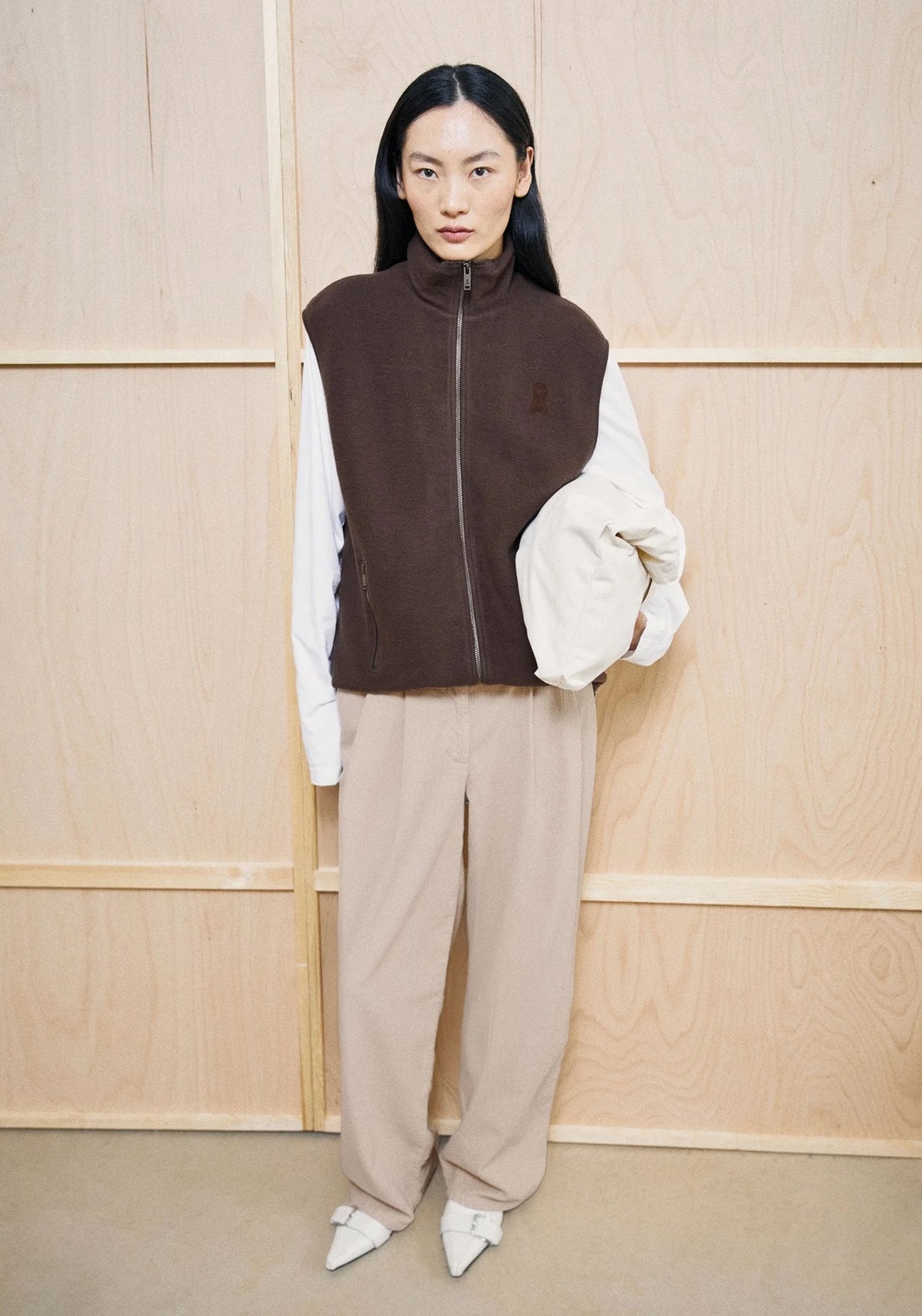 Cotton Fleece Vest