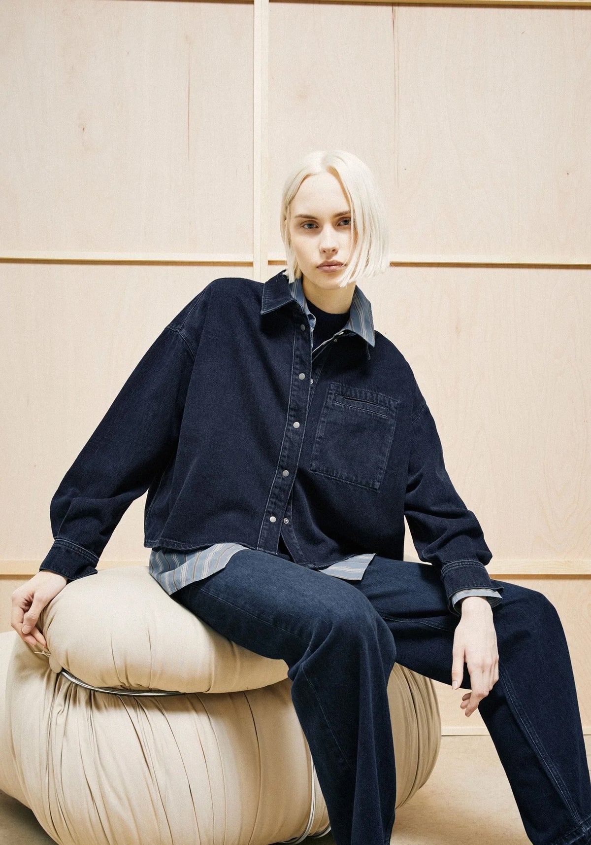 Nalaani Denim Blouse