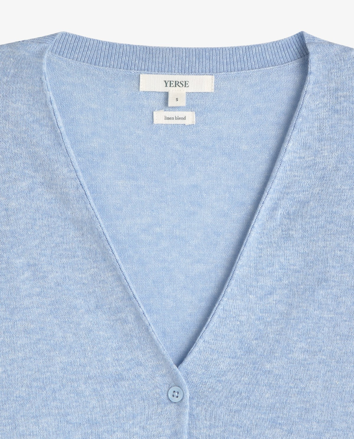 Flax Short Sleeve V-Neck Cardigan