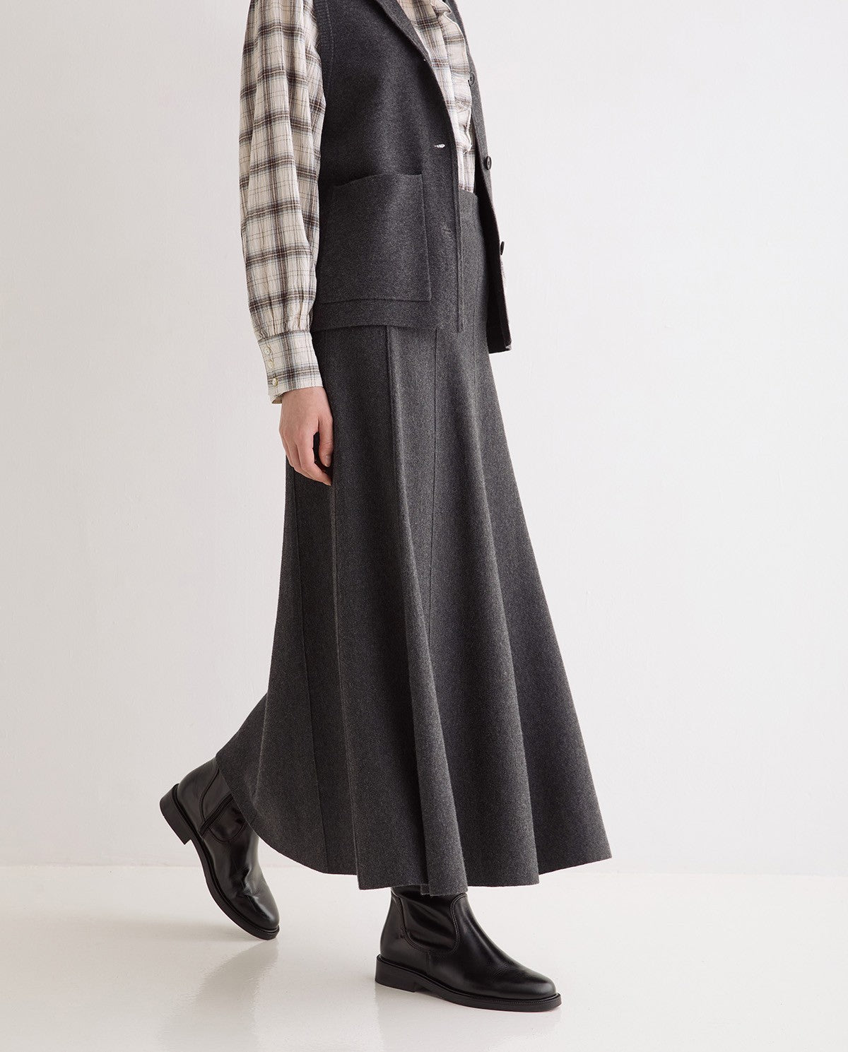 Knit Midi Skirt