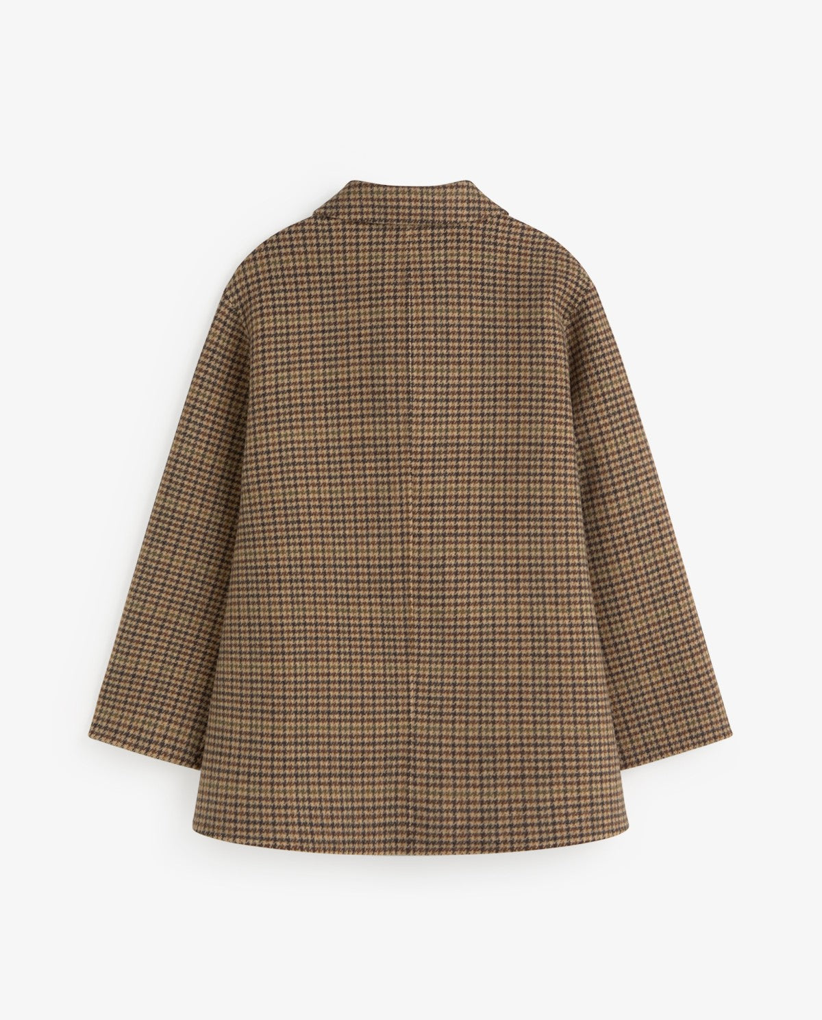 Short Double-Breasted Handmade Coat