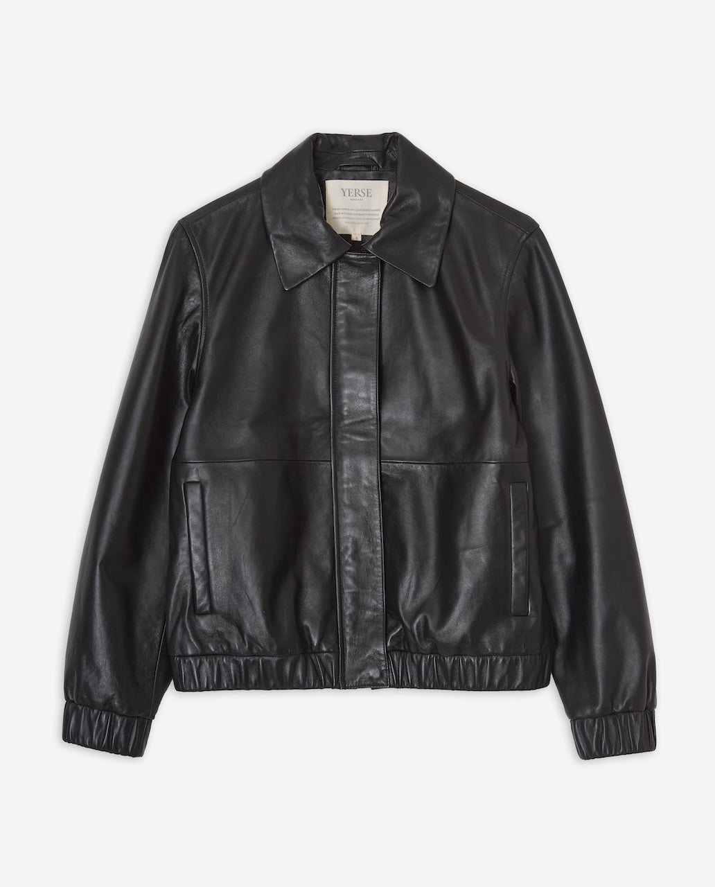 Leather Bomber Jacket