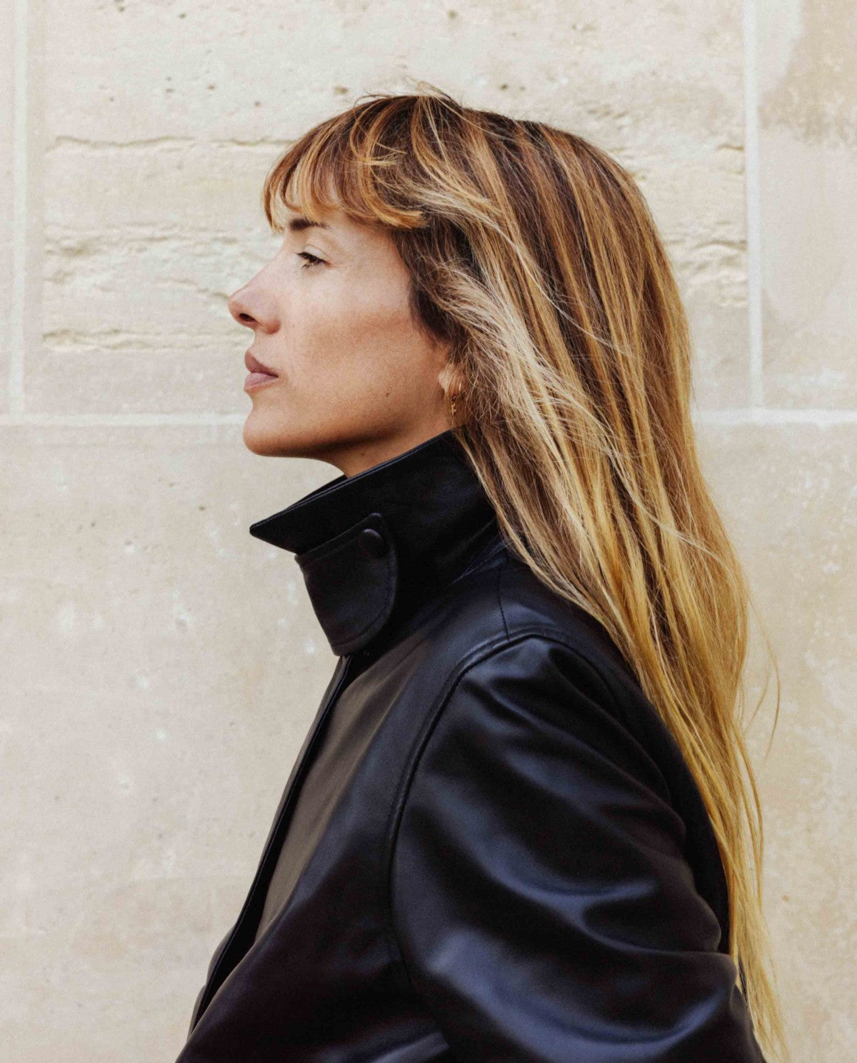 Leather Bomber Jacket