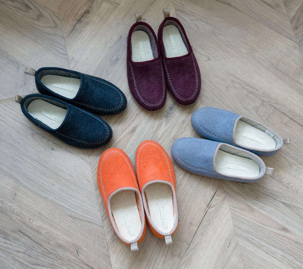 Felt Slip on Slippers