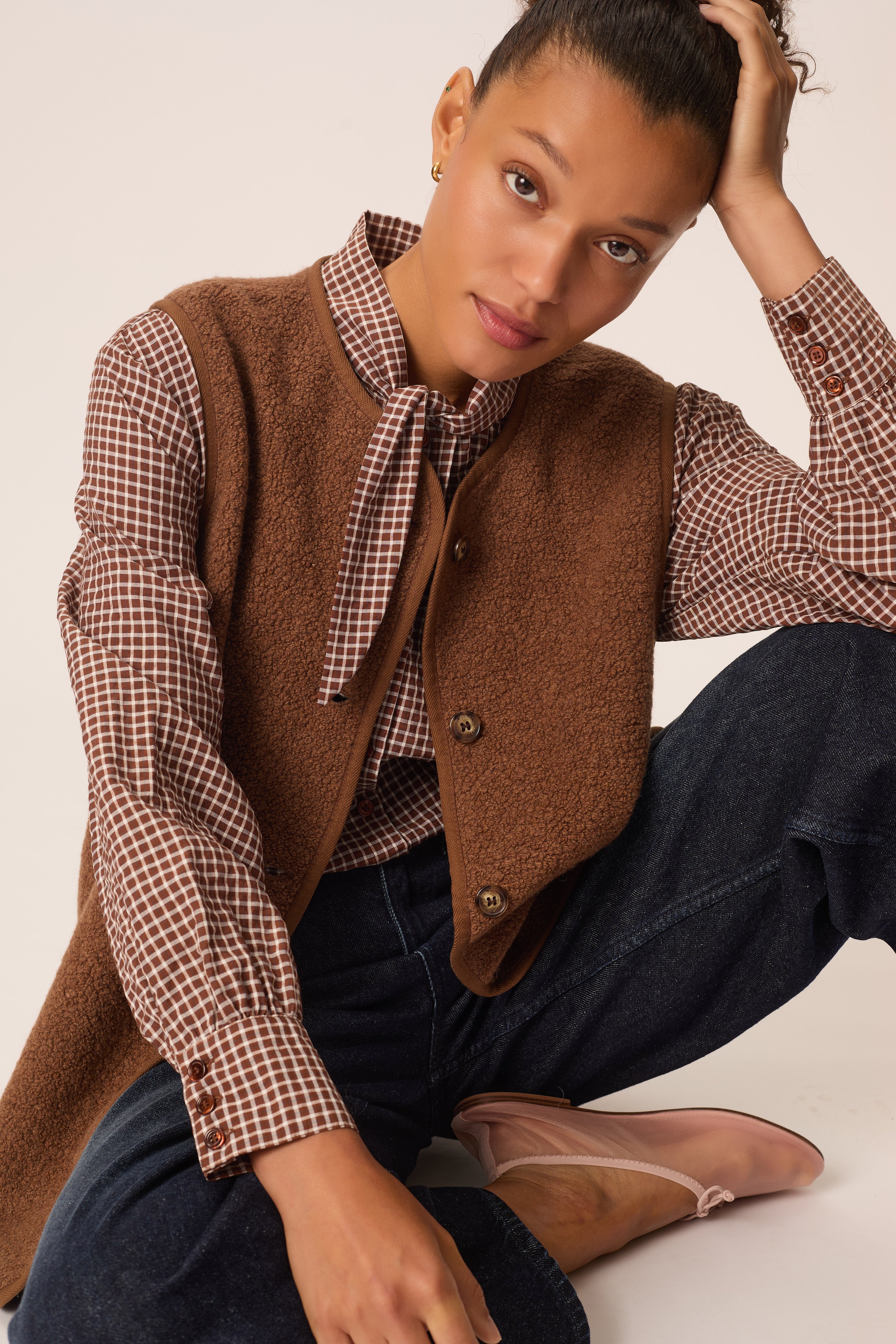 Gwendi Bouclé Vest