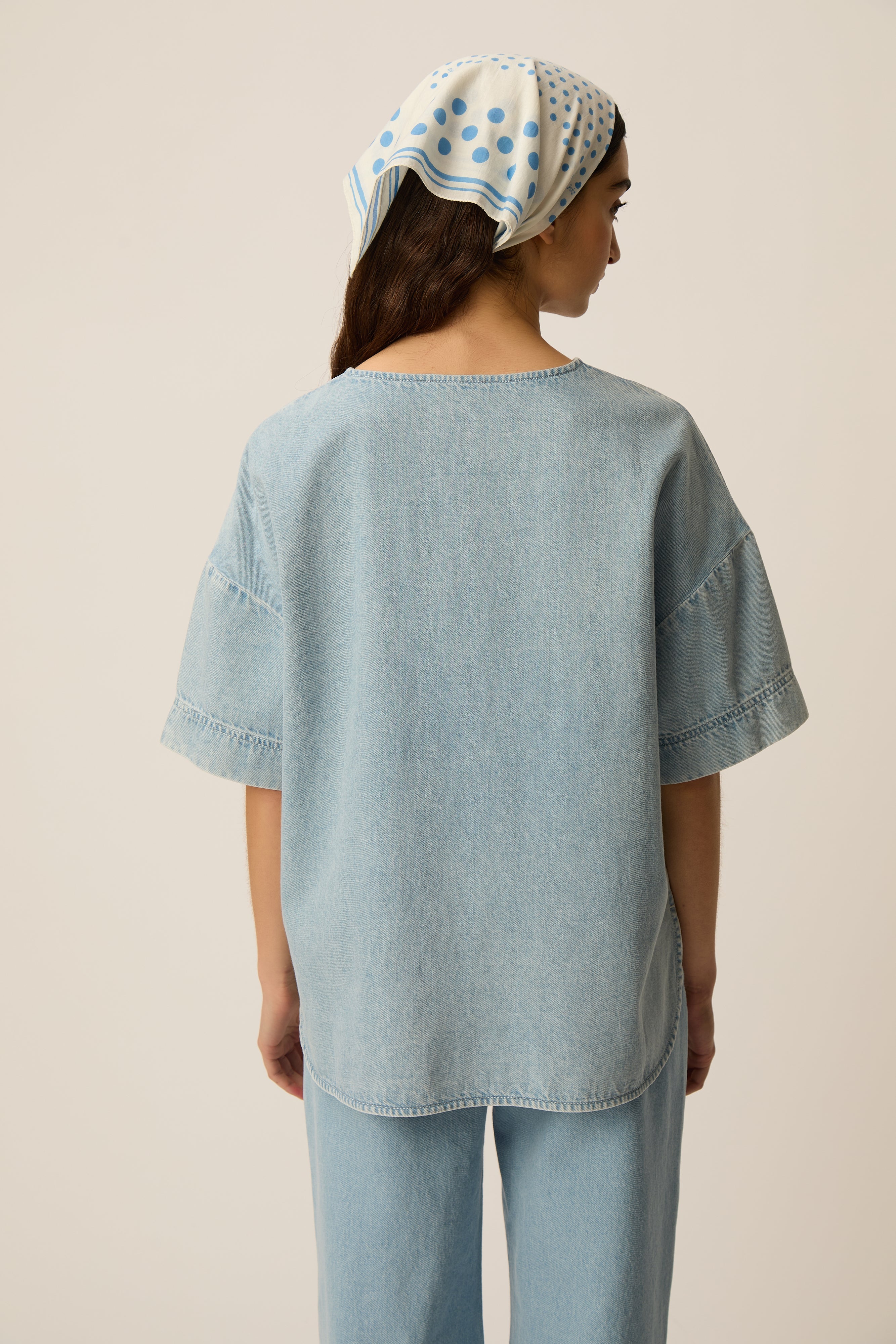 Loris Denim Top