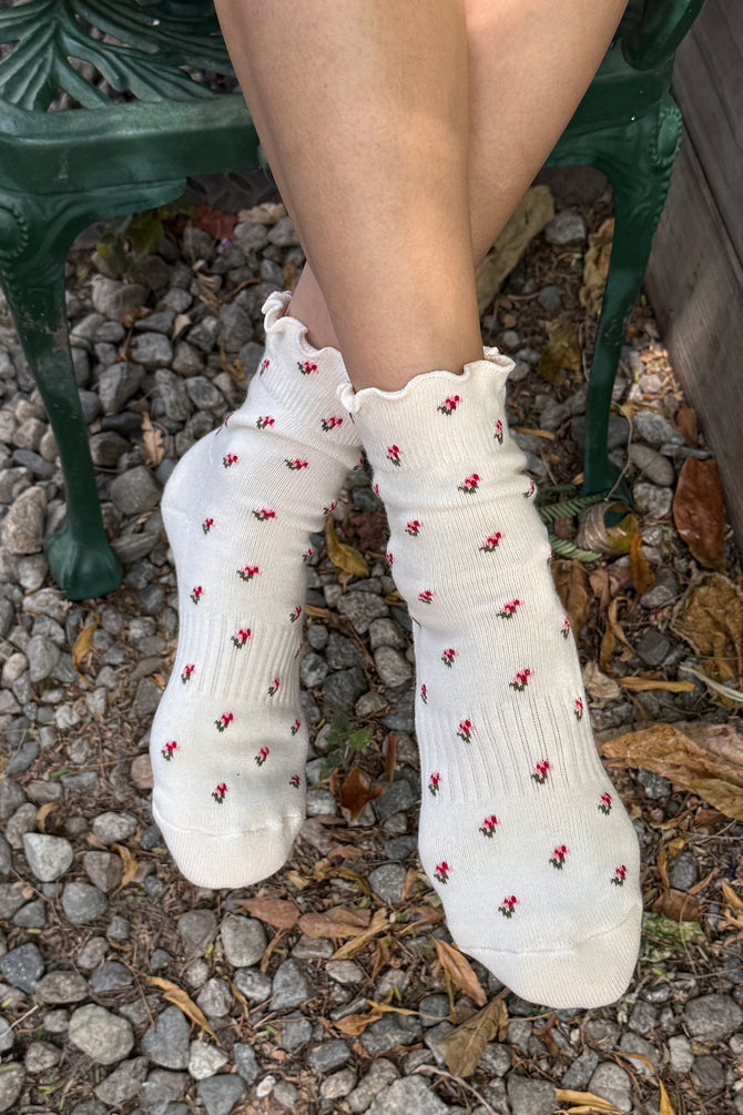 Ruffled Hugger Socks