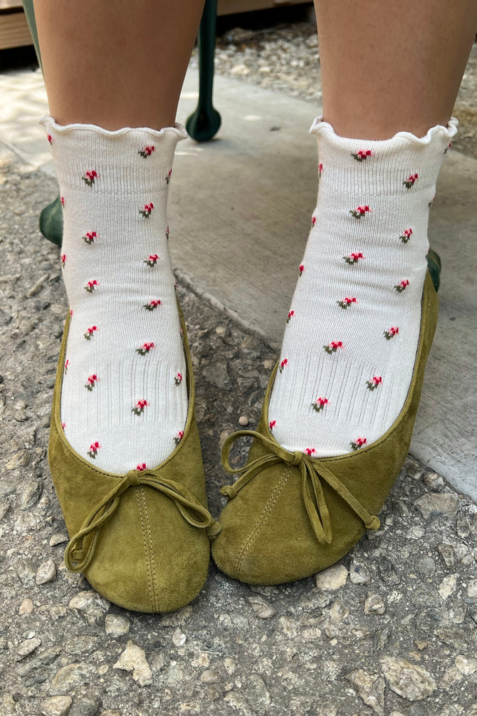 Ruffled Hugger Socks