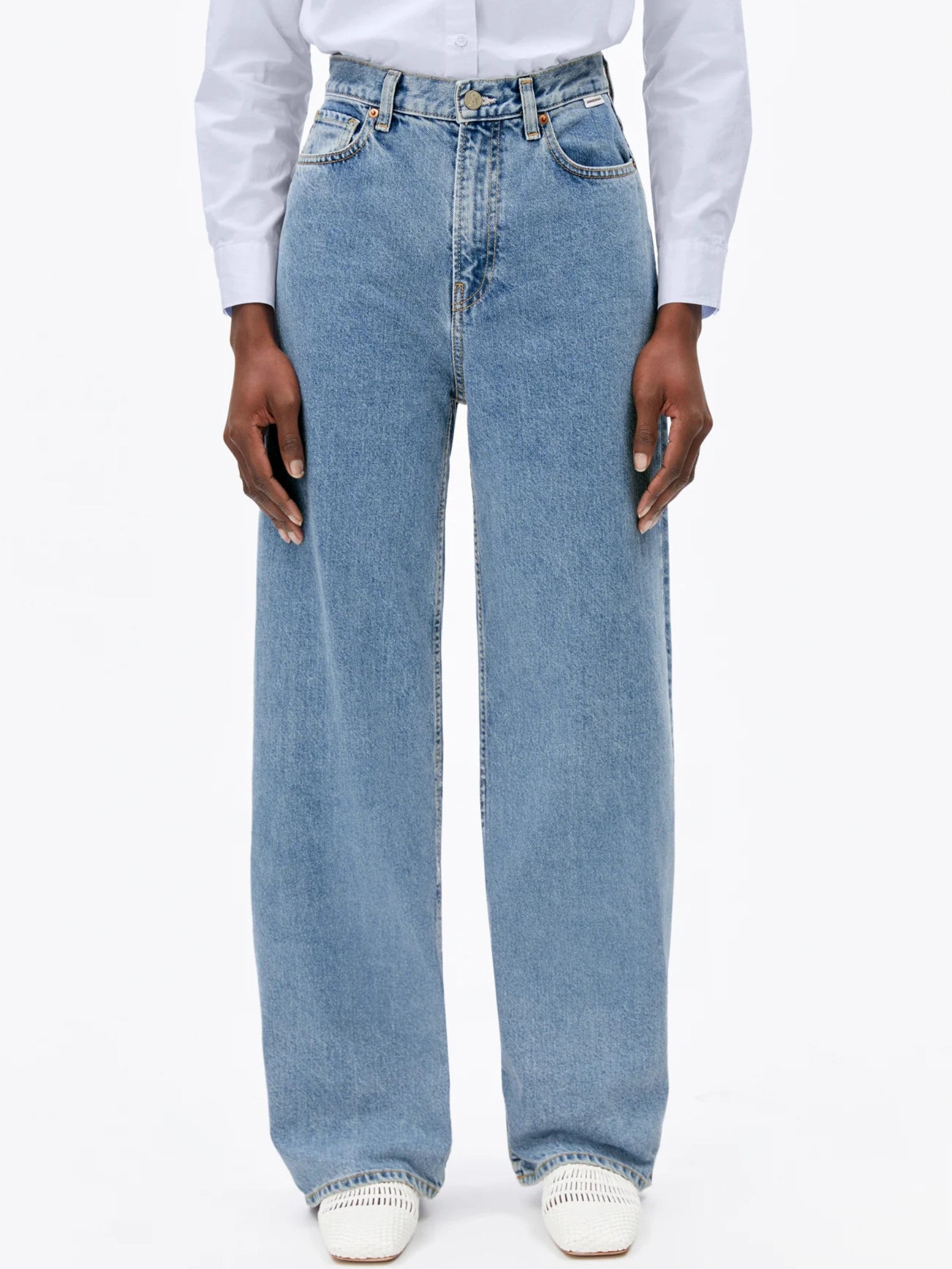 Armedangels Enijaa Wide Leg Jeans - 100% Recycled Cotton Denim
