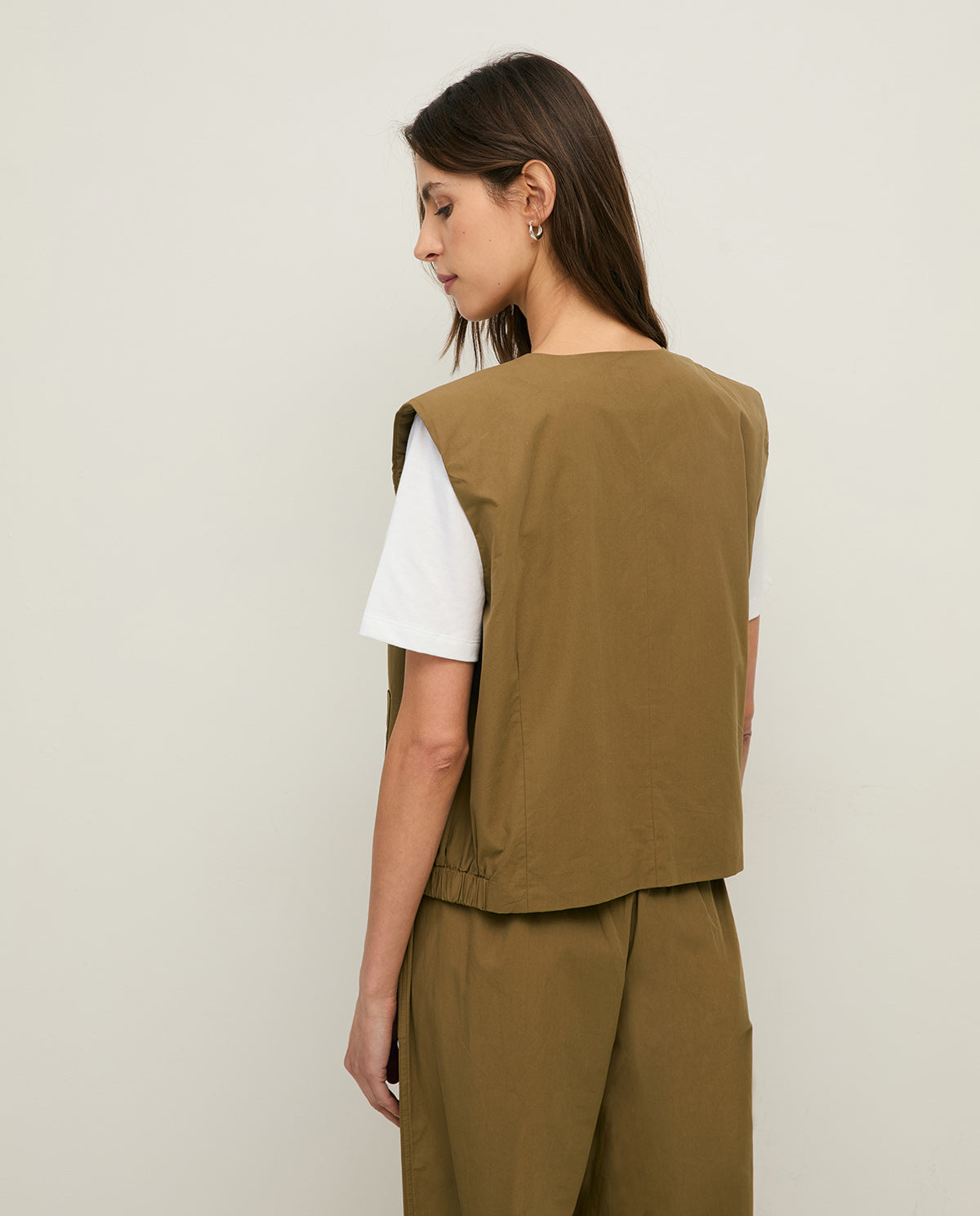 Carli Poplin Vest