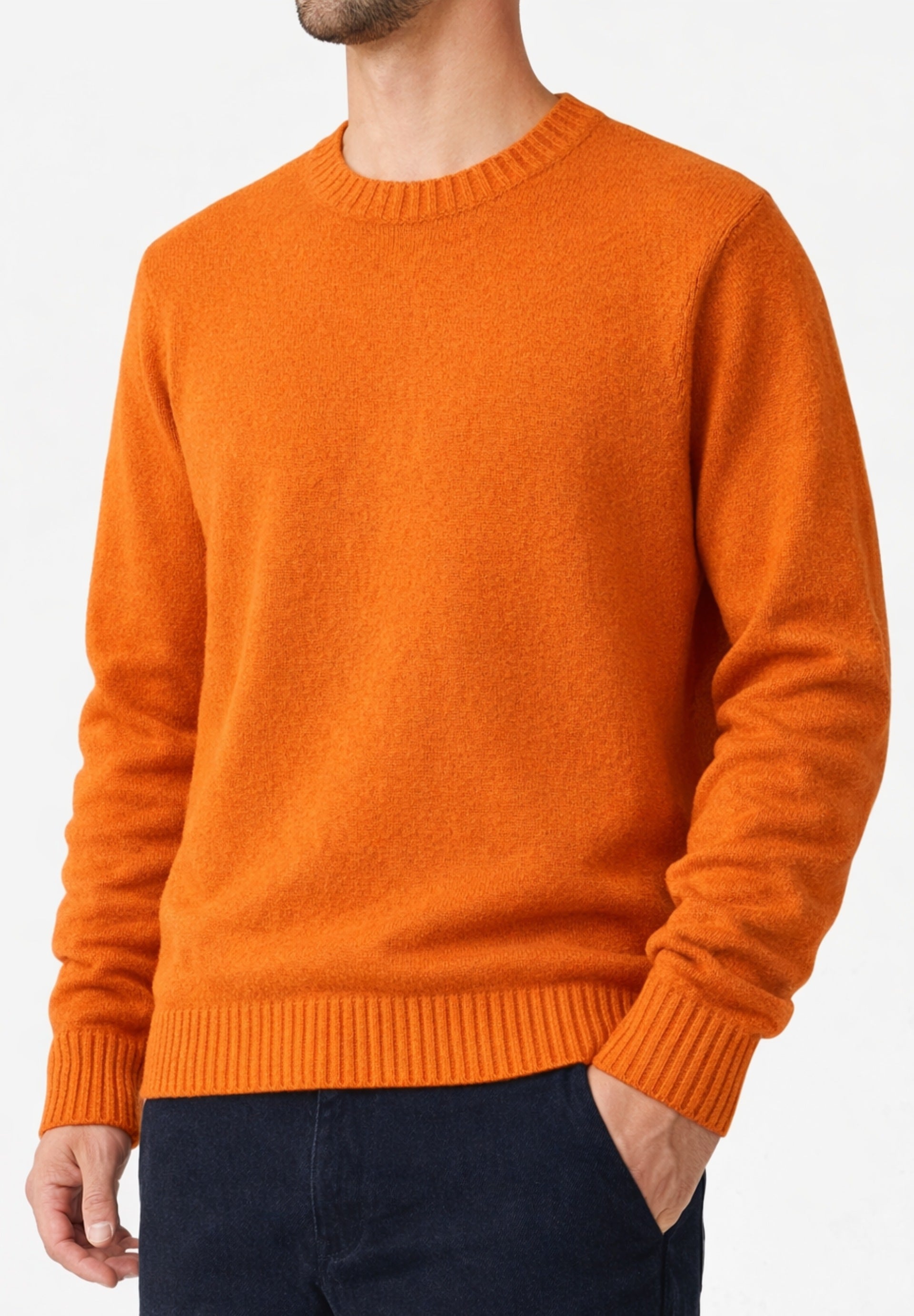 Round Neck Cashmere Sweater