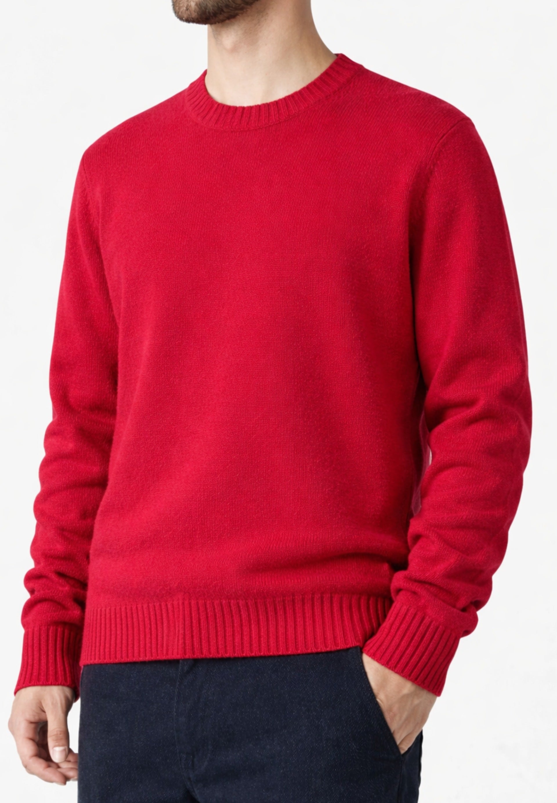Round Neck Cashmere Sweater
