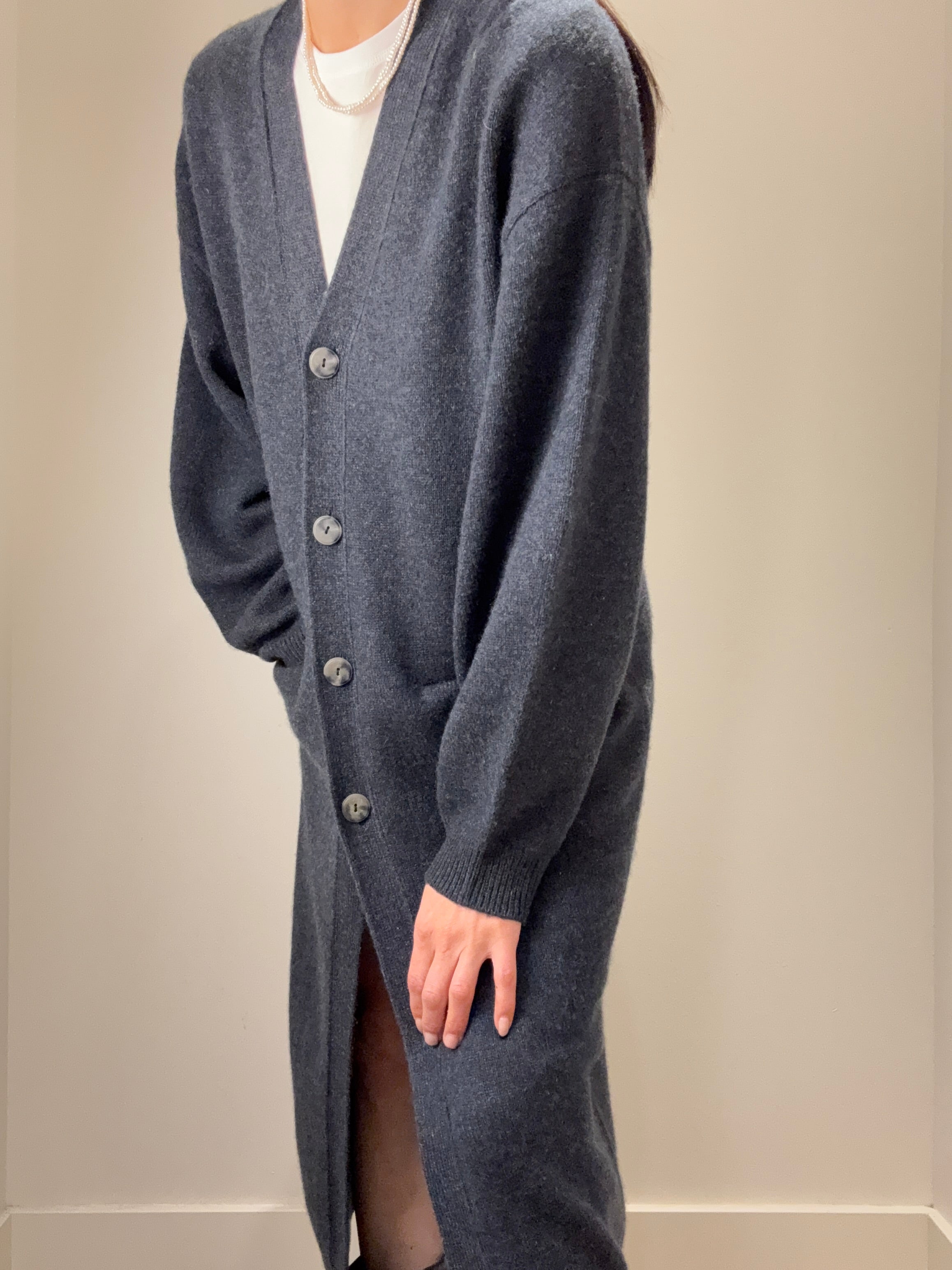 Cashmere Long Cardigan