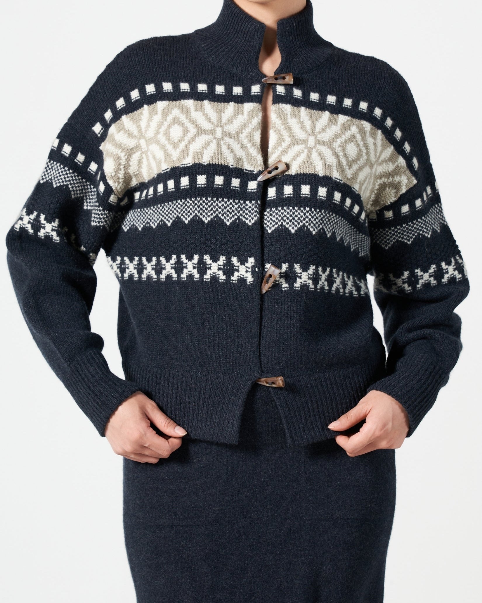Fair Isle Cashmere Cardigan