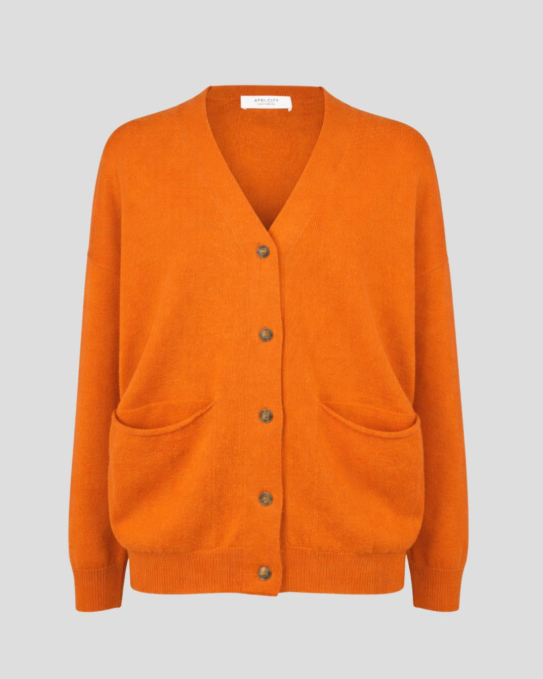 Cashmere Loose Pocket Cardigan