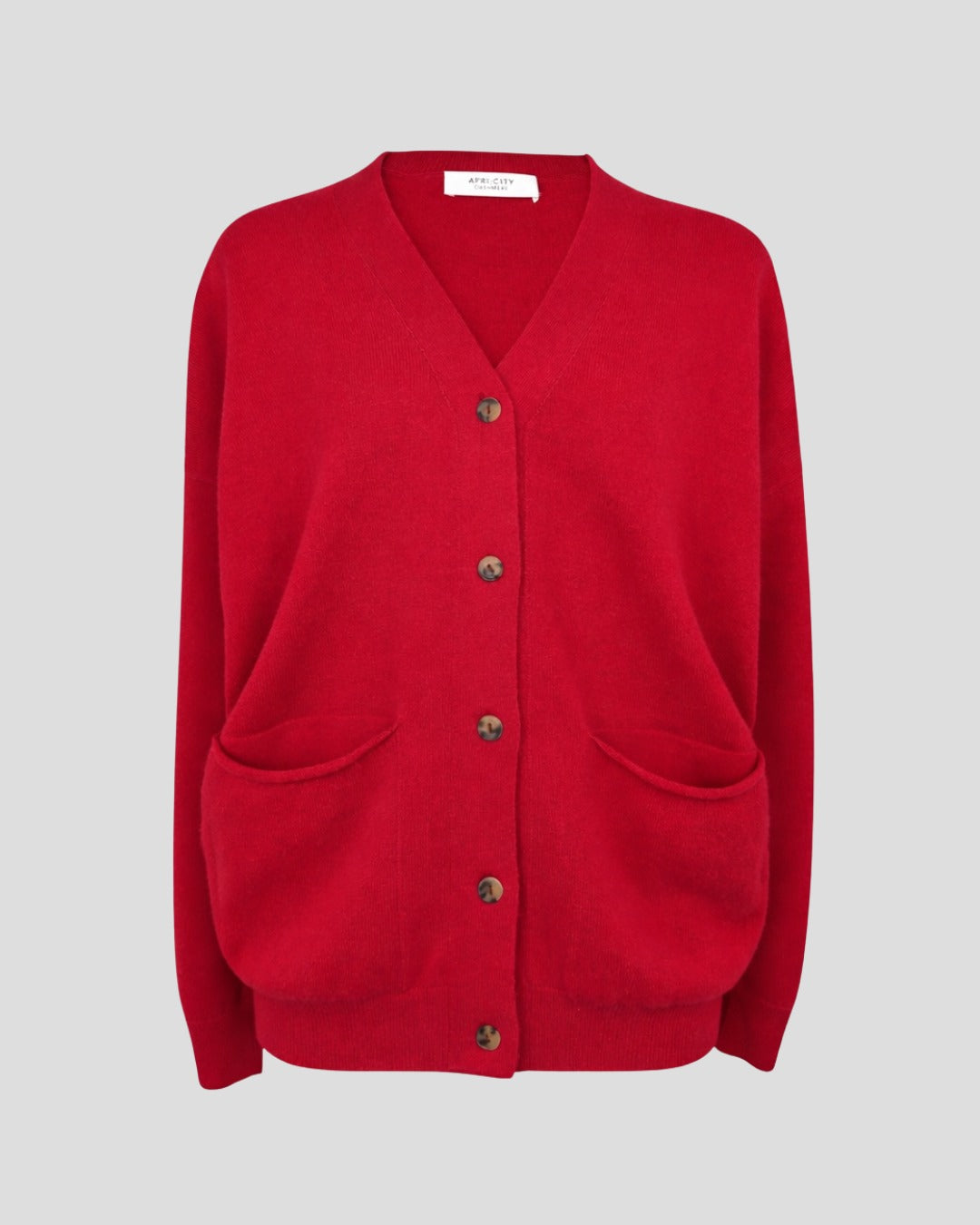 Cashmere Loose Pocket Cardigan