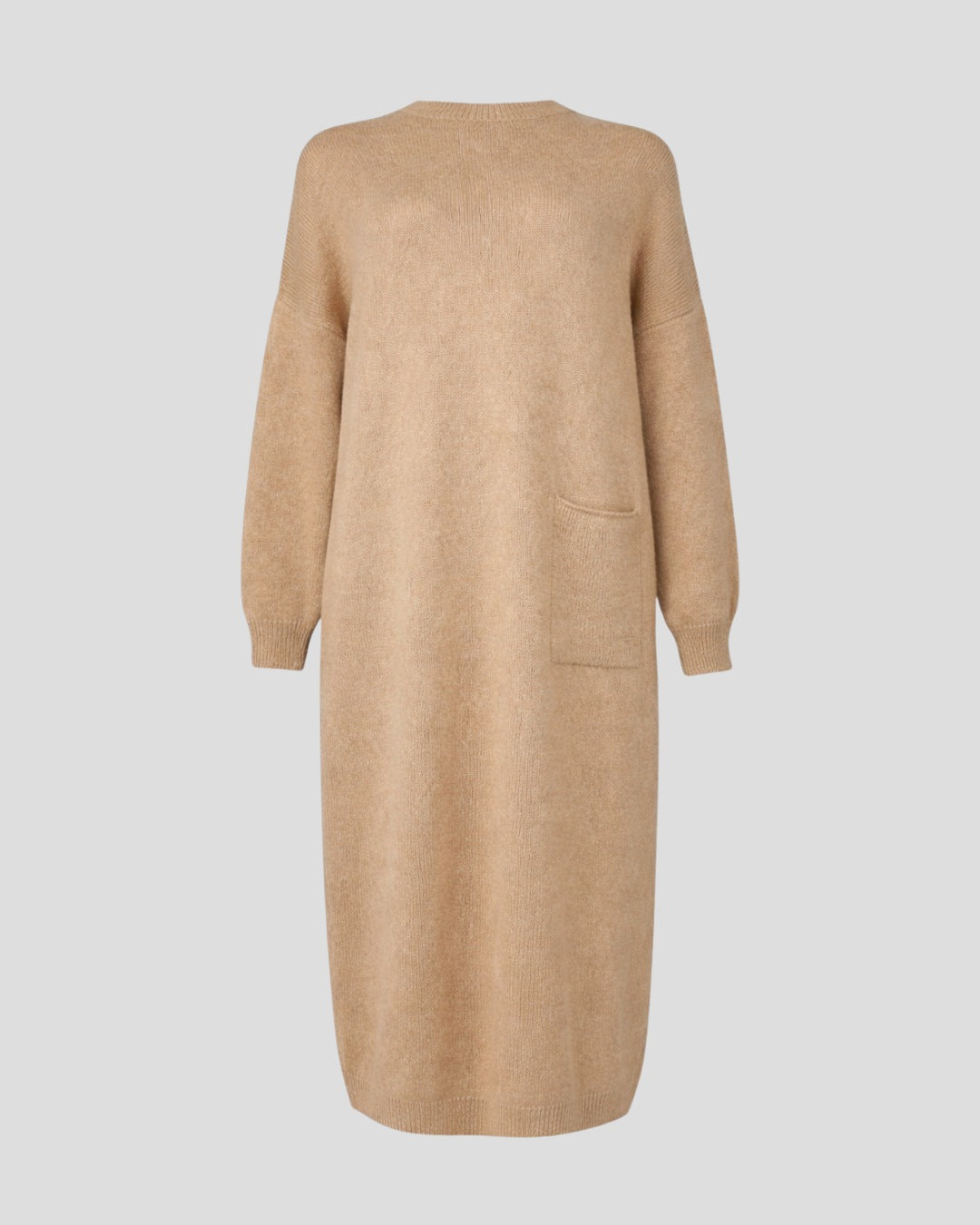 Cashmere One Pocket Loose Dress
