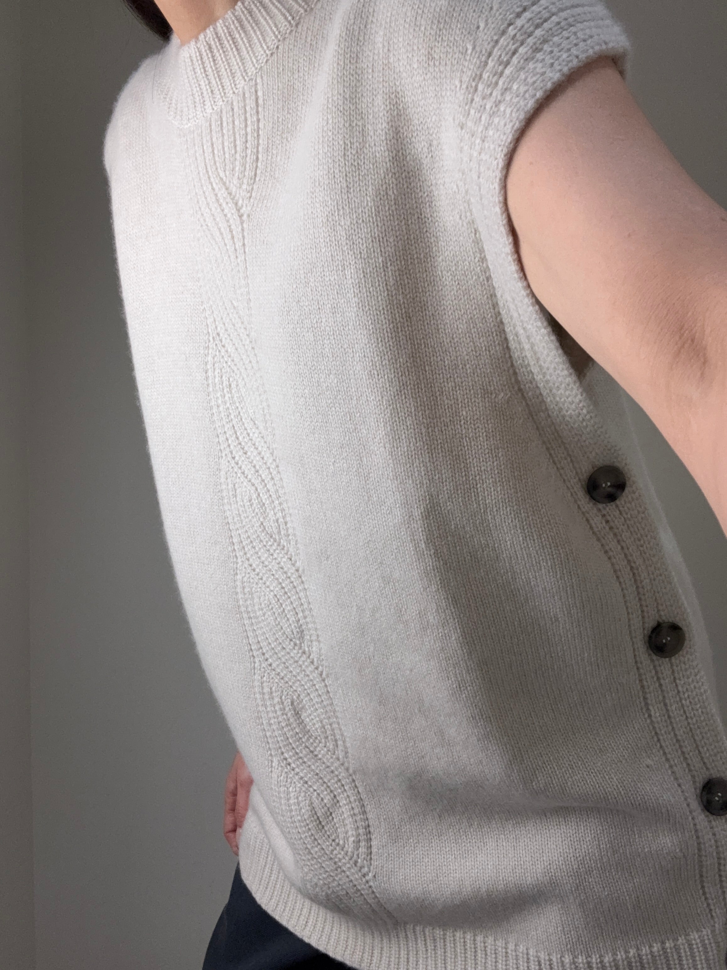 Cashmere Poncho Vest