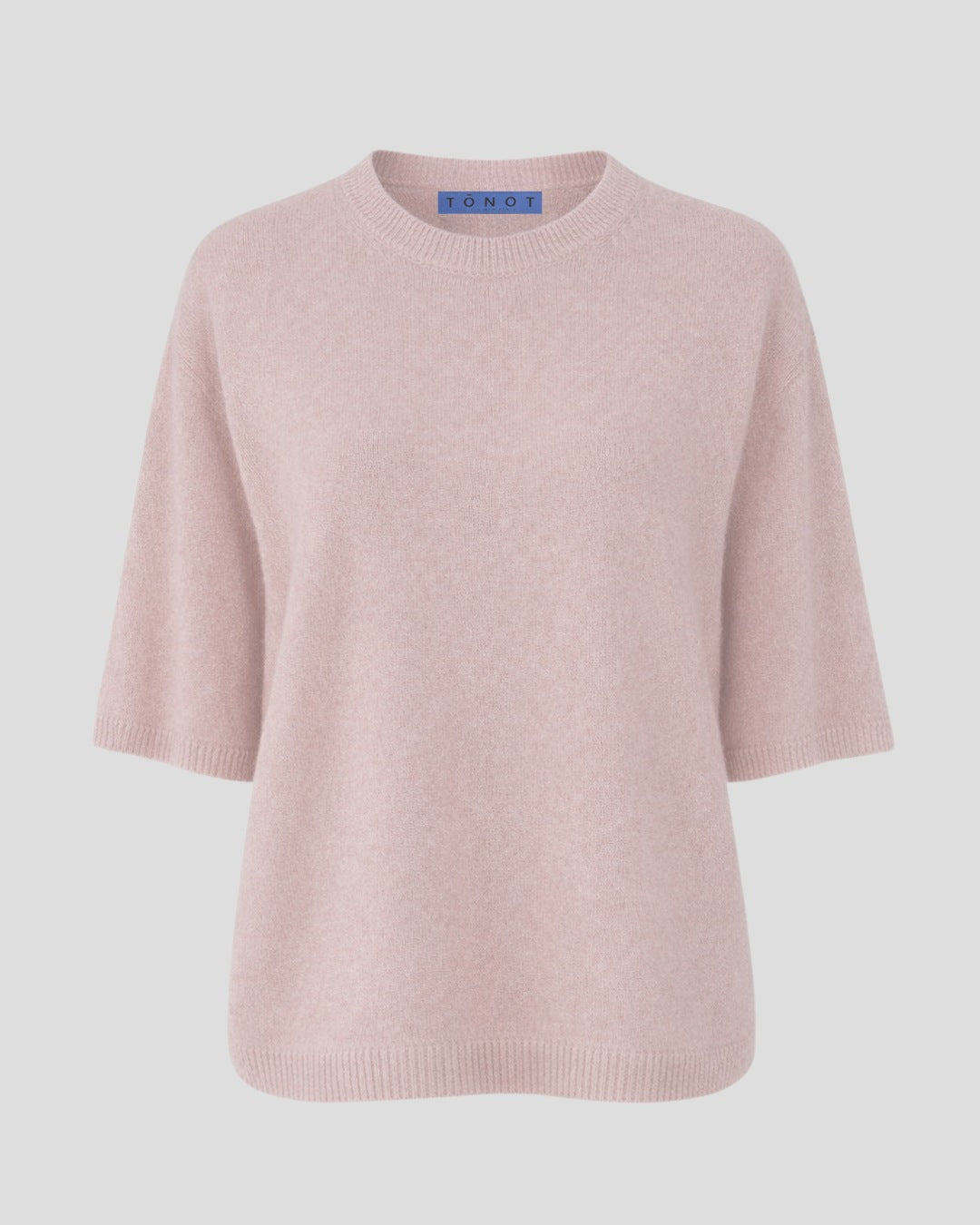 Cashmere Short Sleeve Round Neck