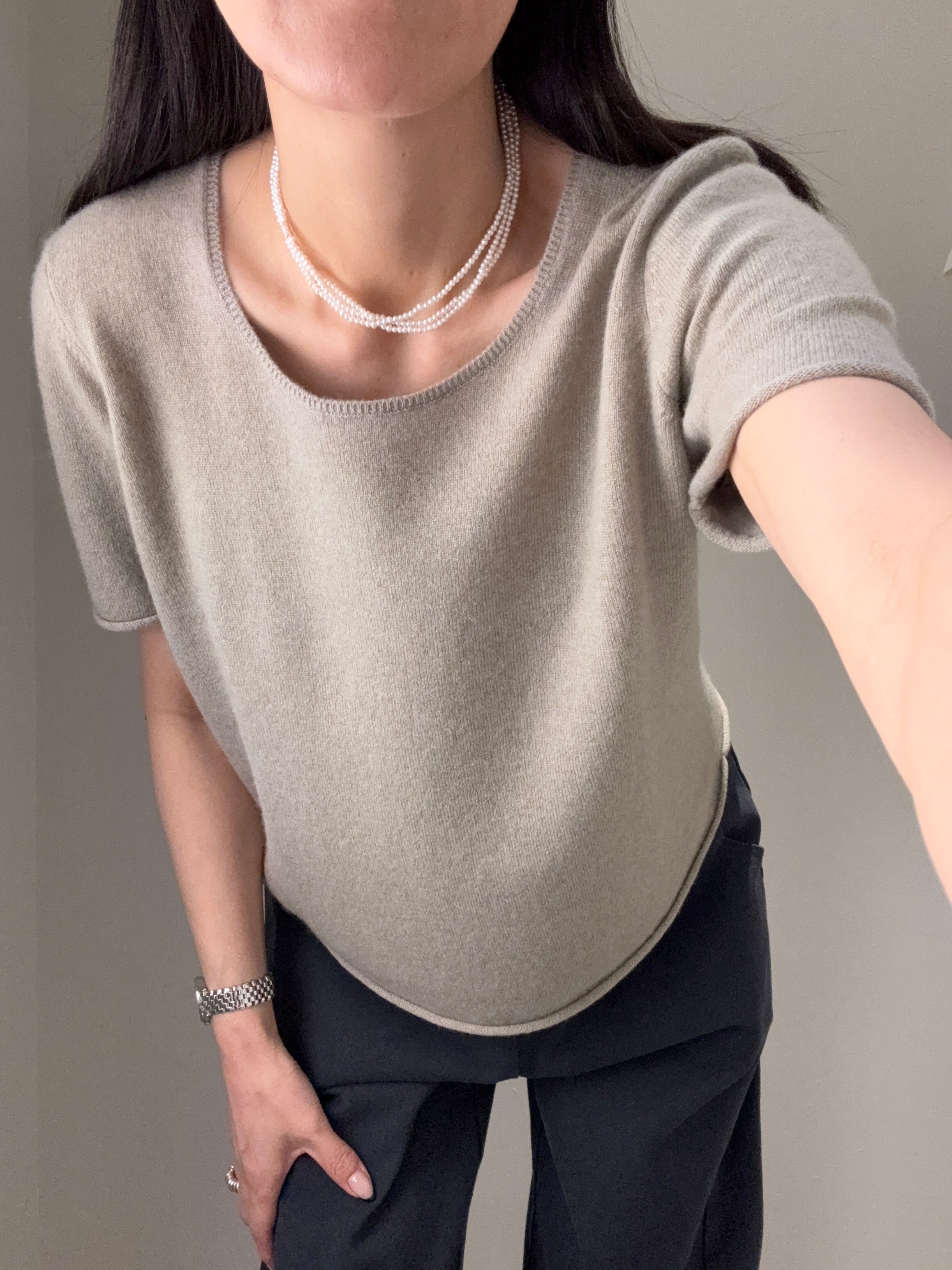 Cashmere T-shirt