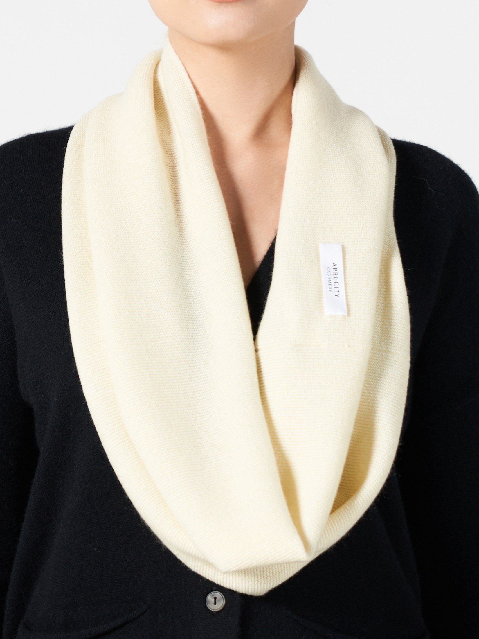 Cashmere Double Loop Tube Scarf