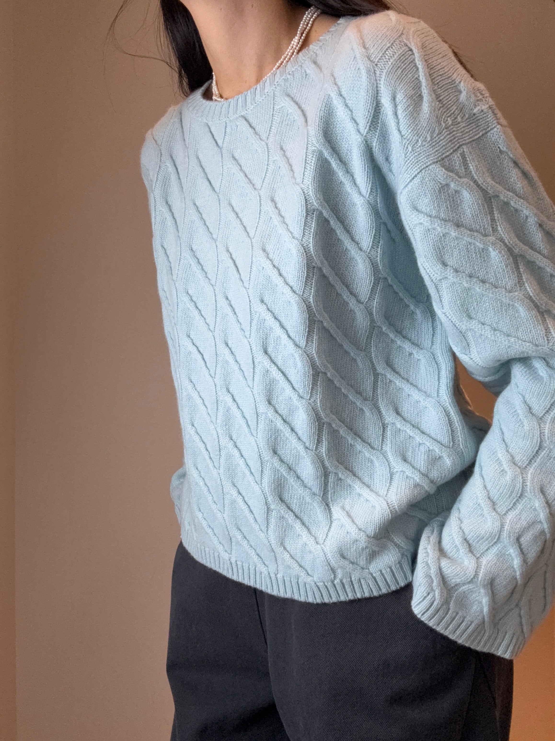 Twist Stitch Cashmere Sweater