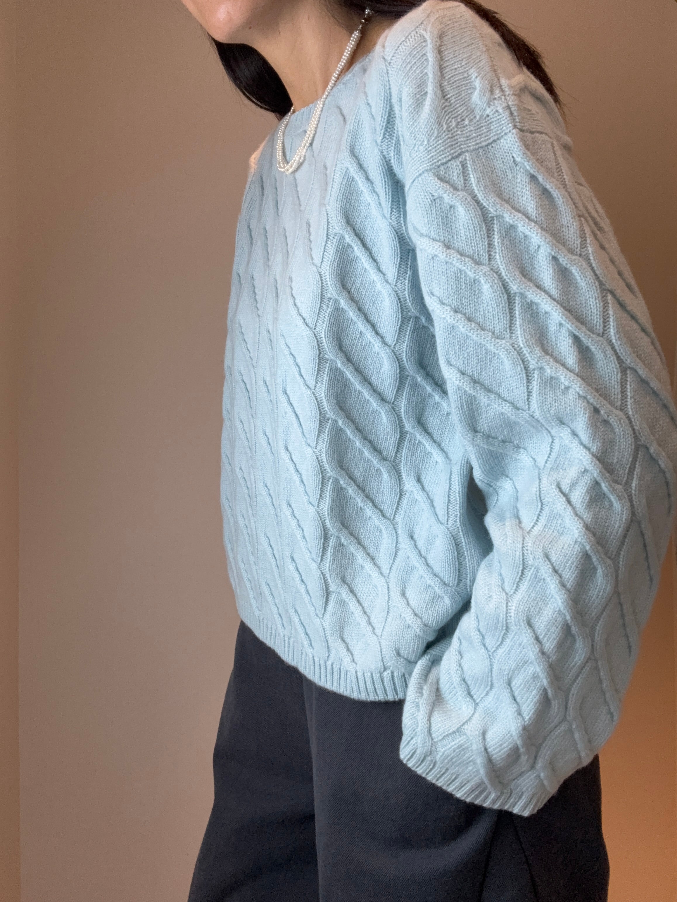 Twist Stitch Cashmere Sweater