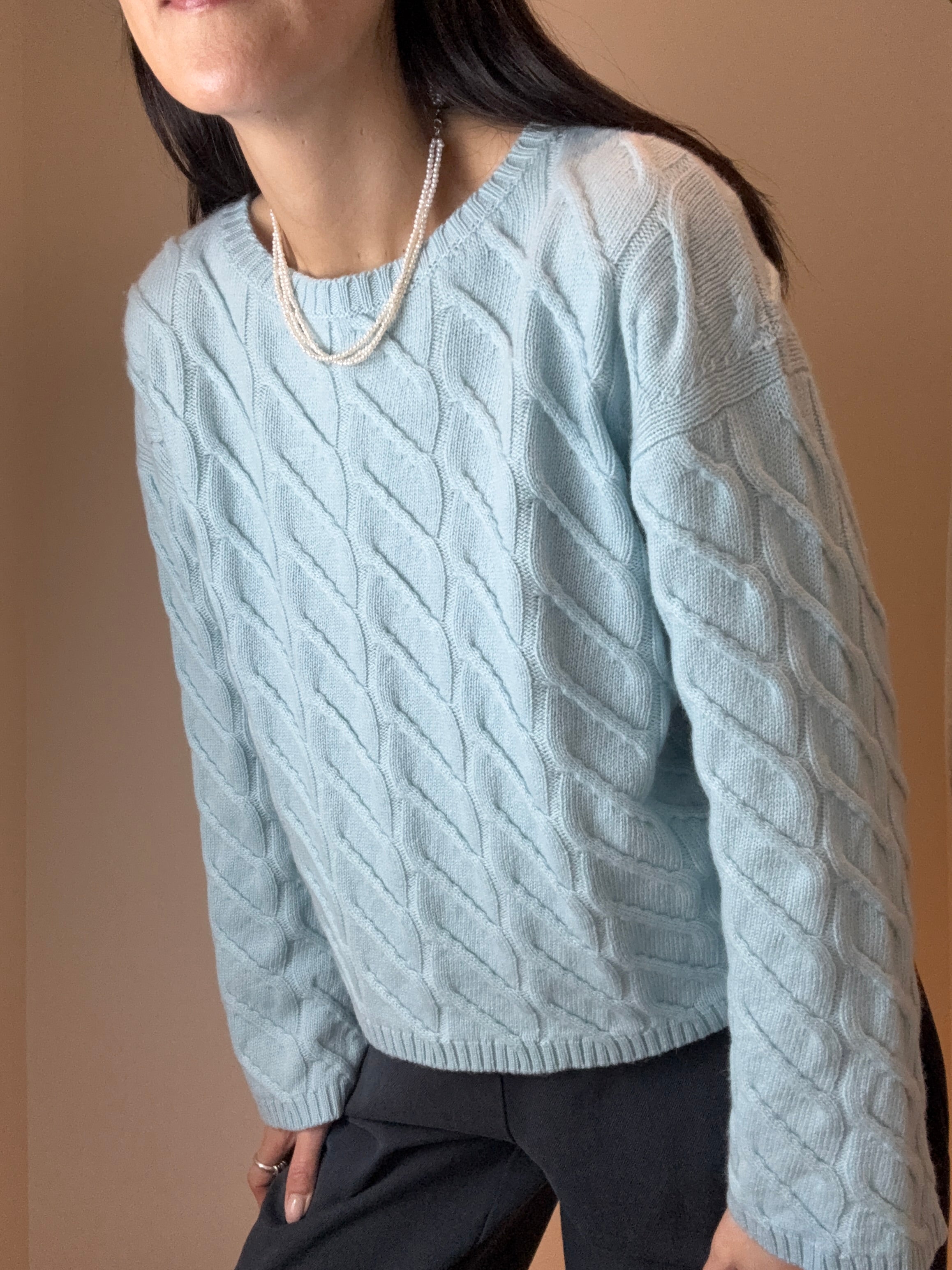 Twist Stitch Cashmere Sweater