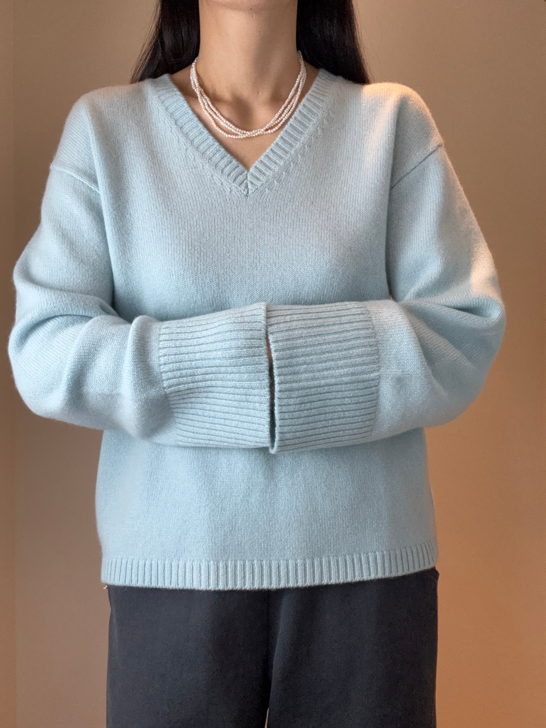 V-neck Cashmere Sweater