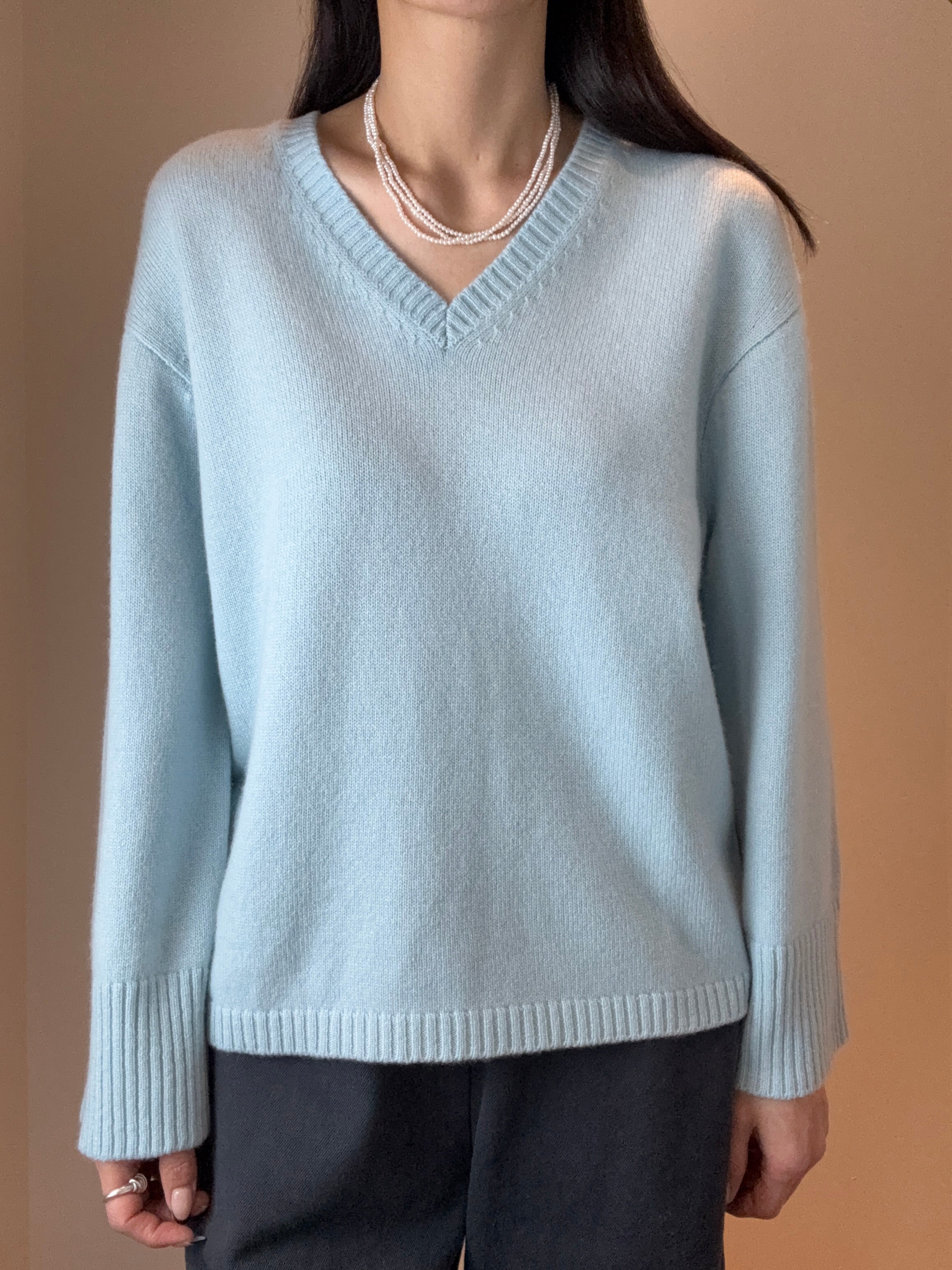 V-neck Cashmere Sweater