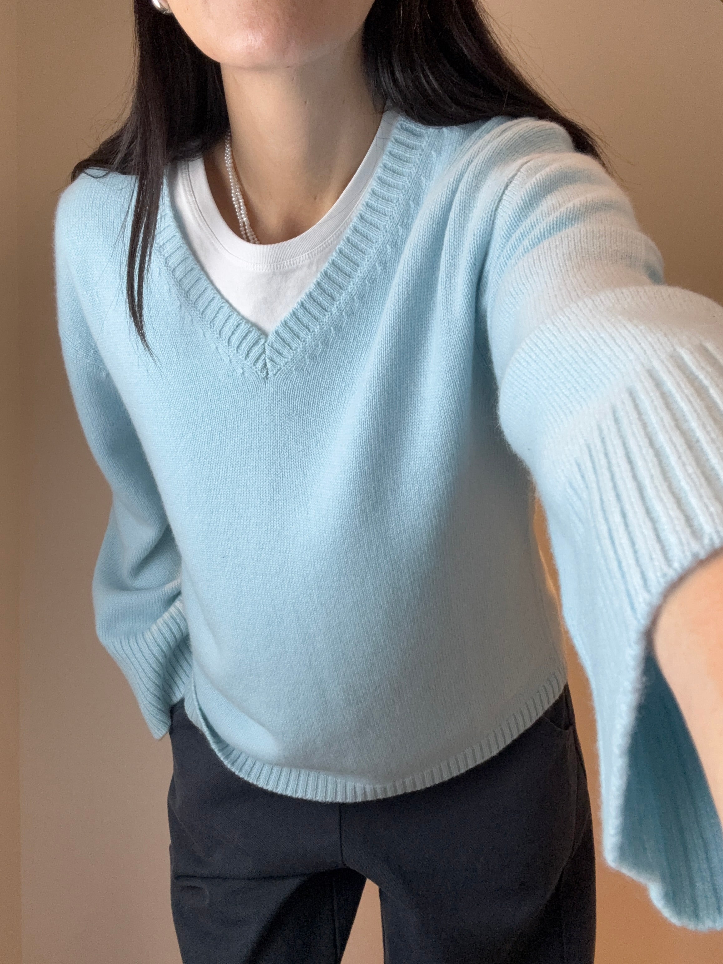 V-neck Cashmere Sweater