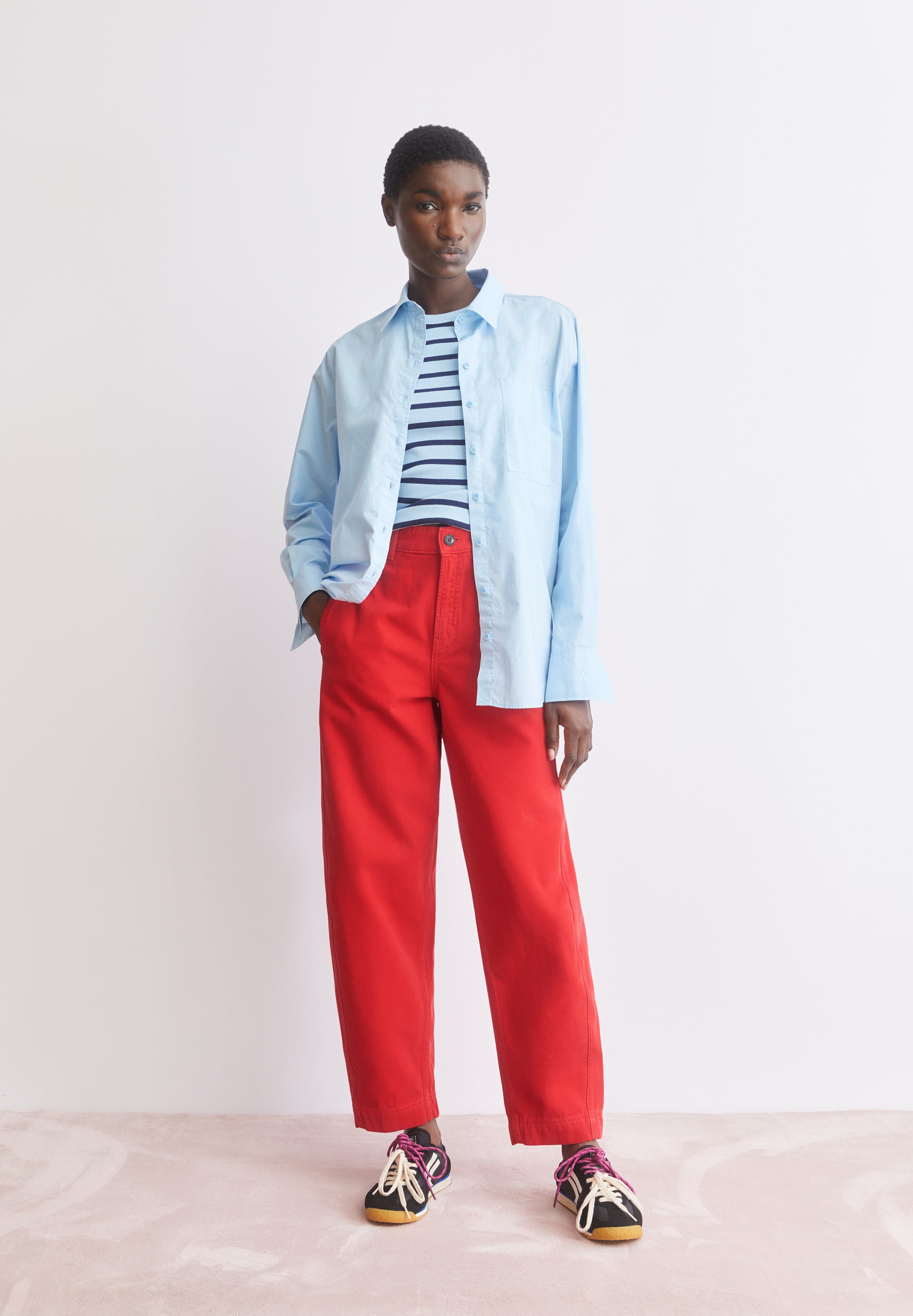 Workwear Canvas Barrel Pant