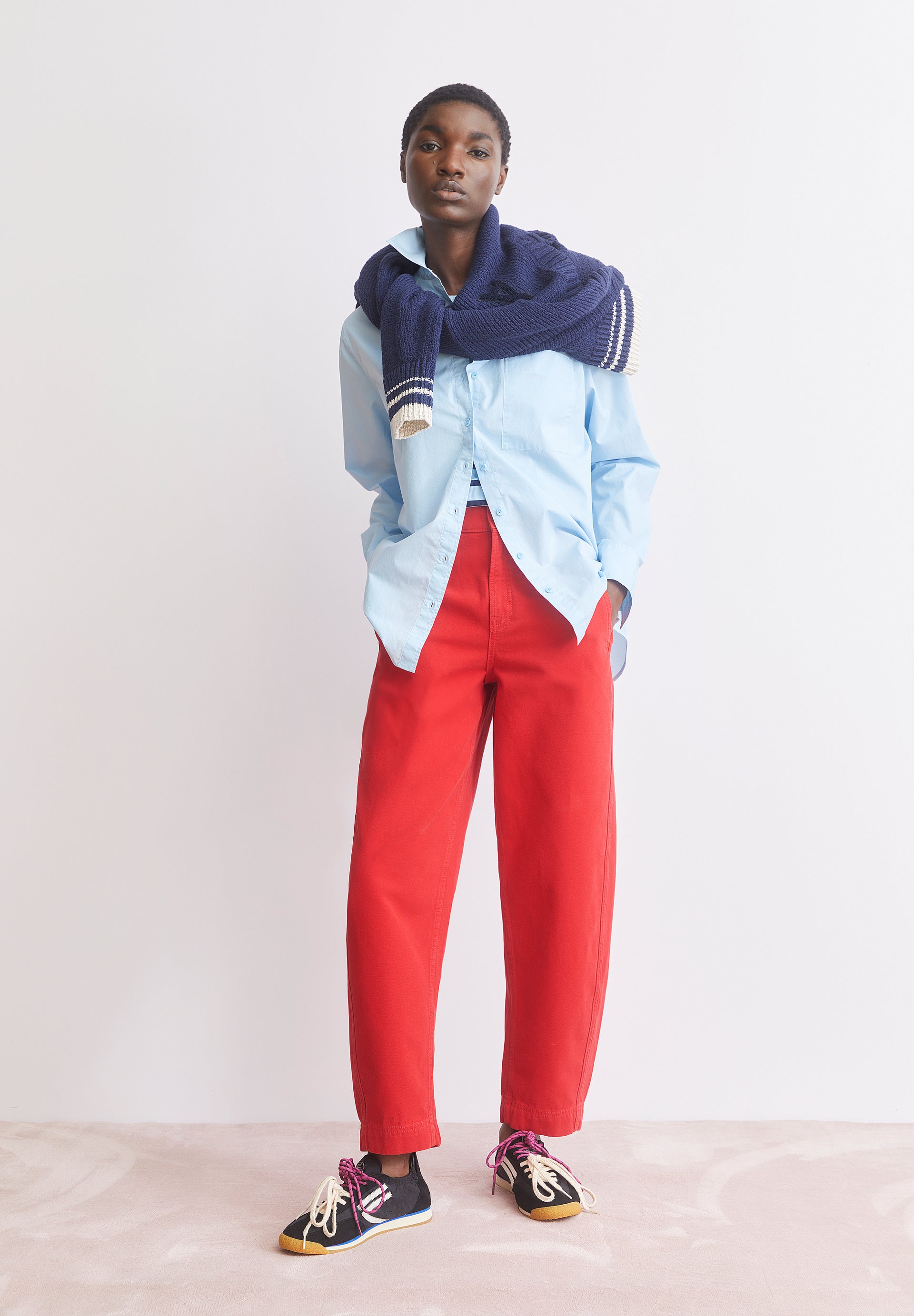 Workwear Canvas Barrel Pant
