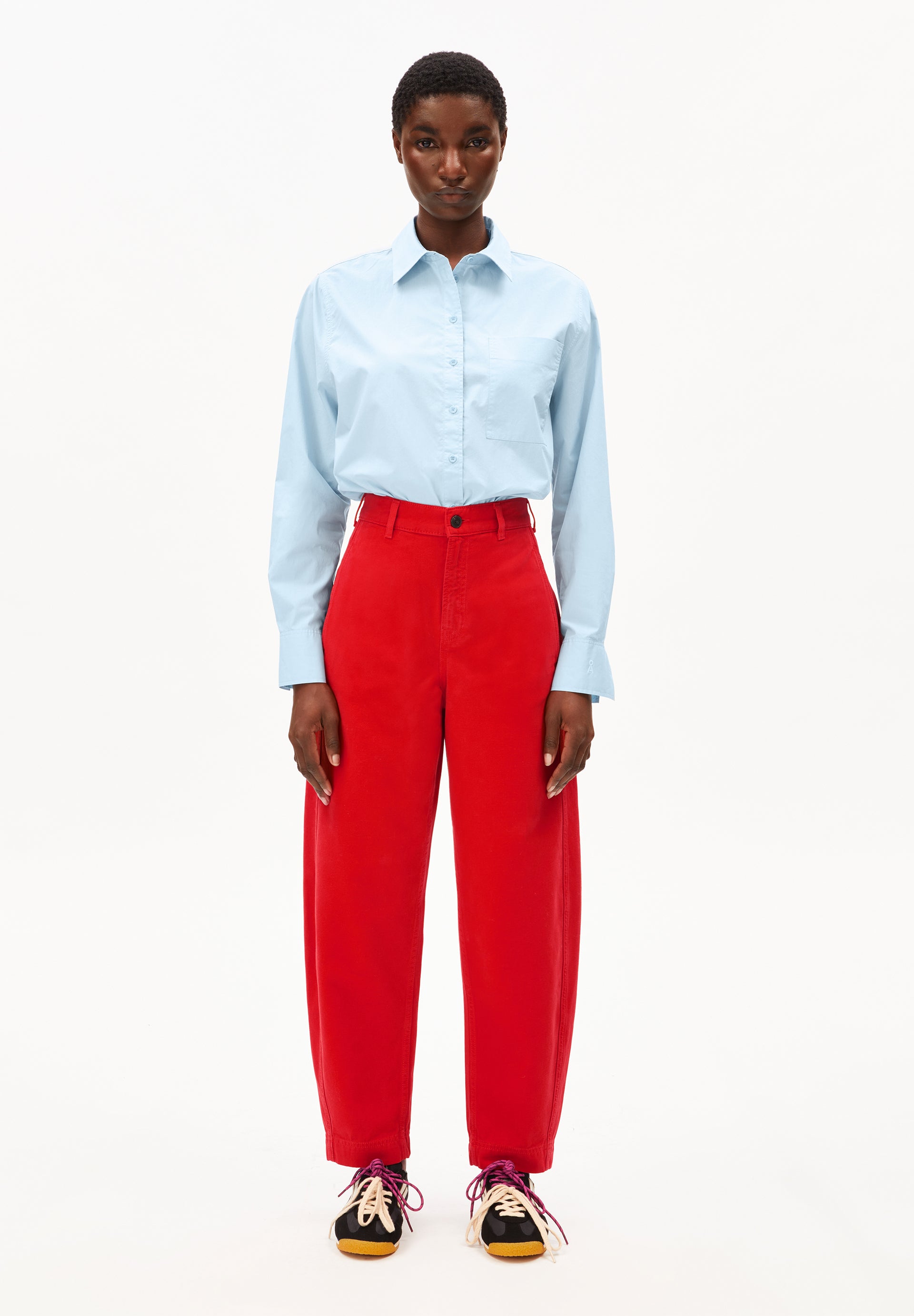 Workwear Canvas Barrel Pant