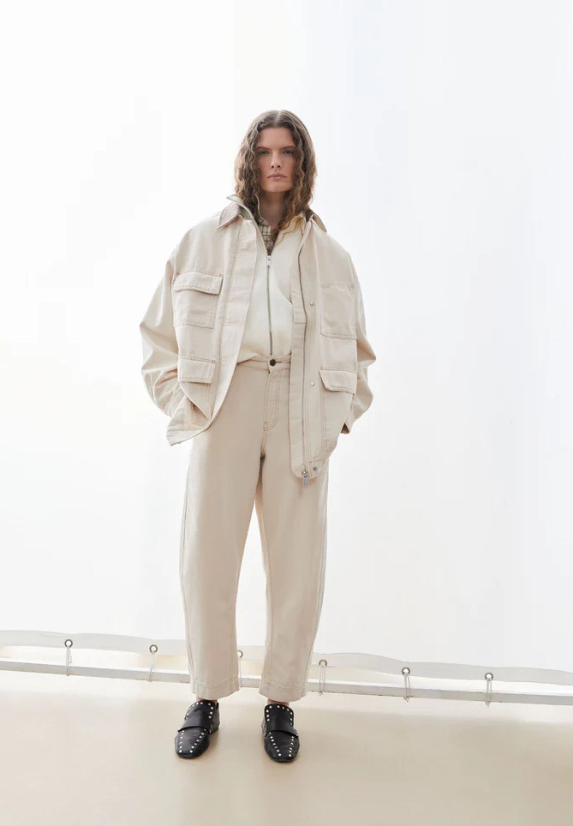Workwear Canvas Barrel Pant