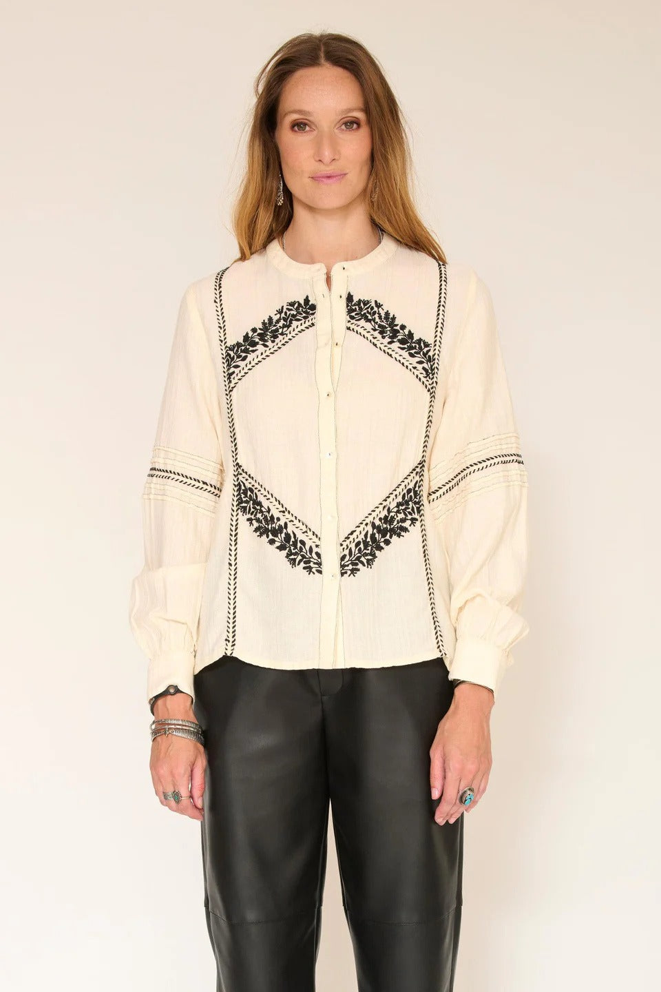 Embroidery Blouse - Casey