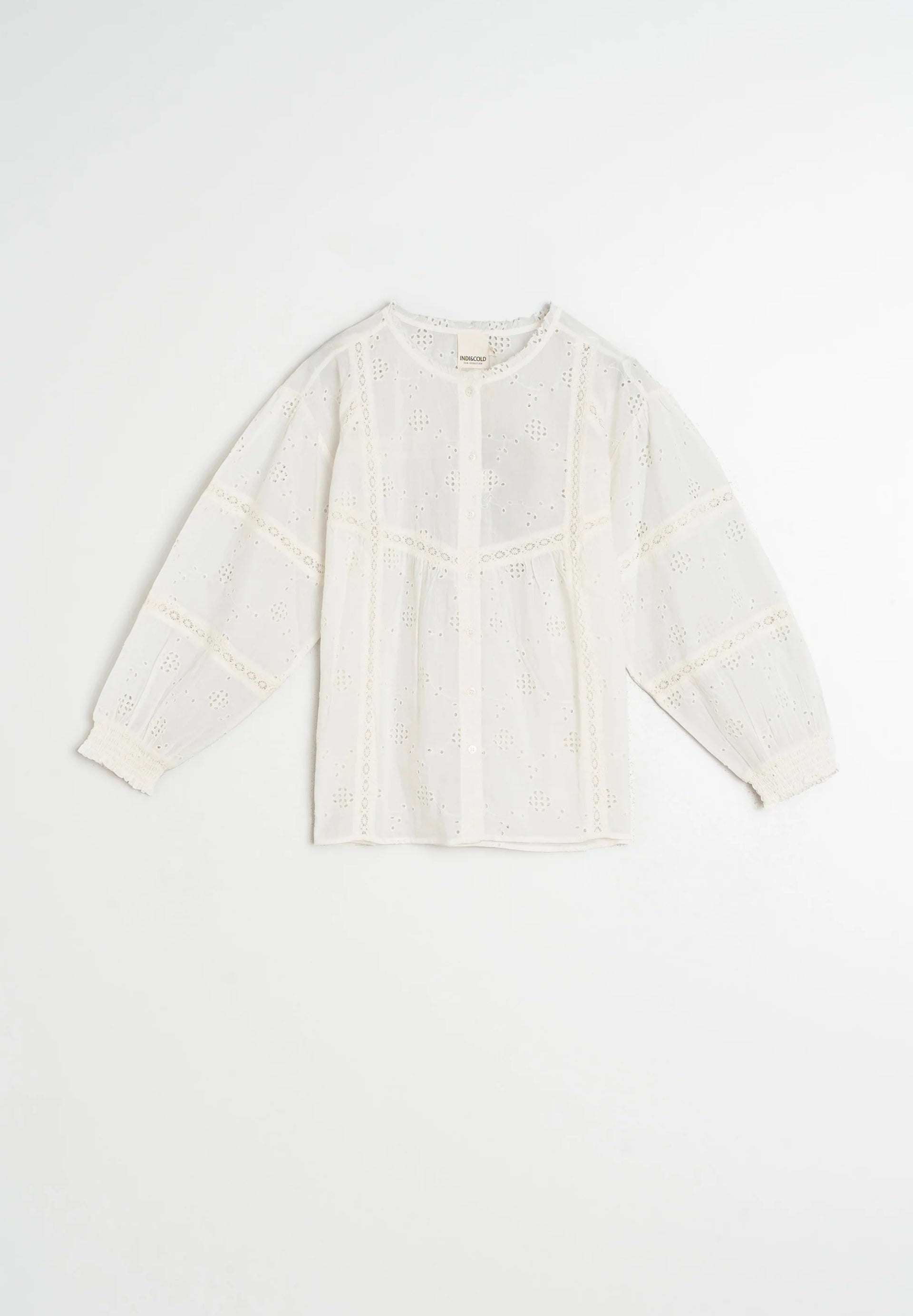Schiffli Embroidery Shirt