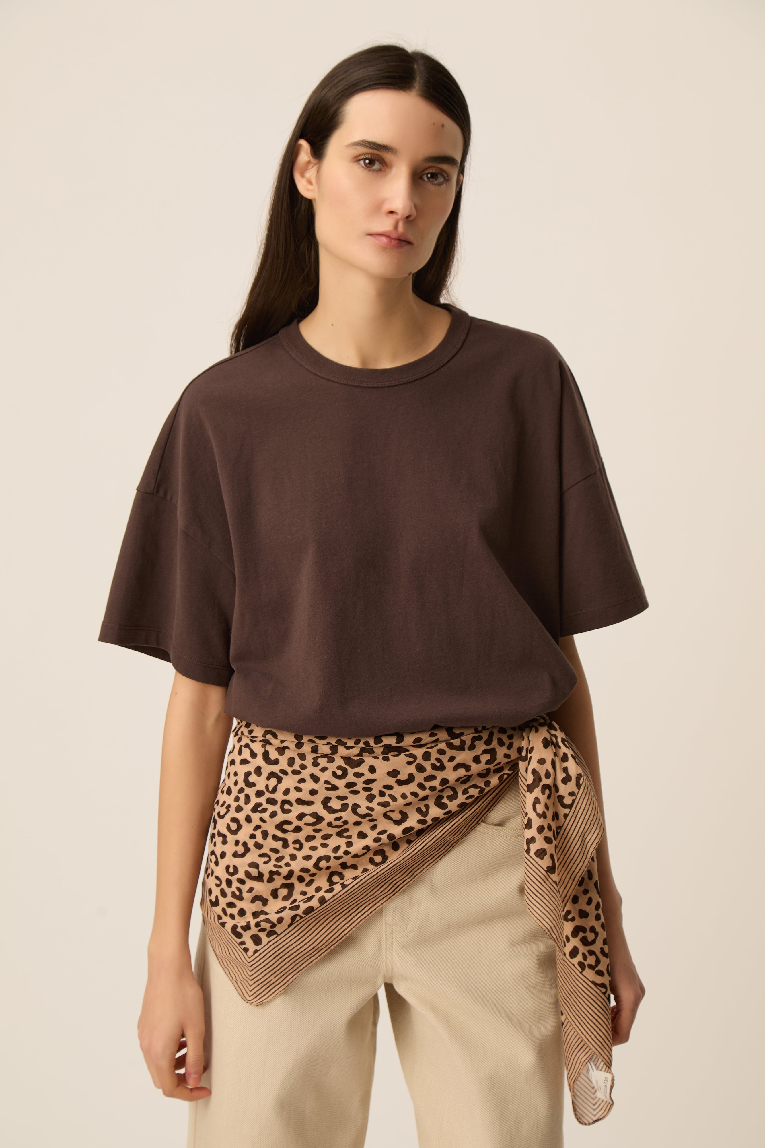 Nymine Leopard Scarf