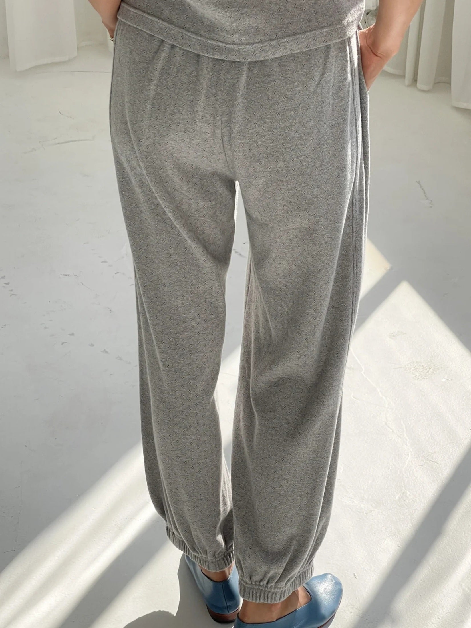 Pointelle Balloon Pants