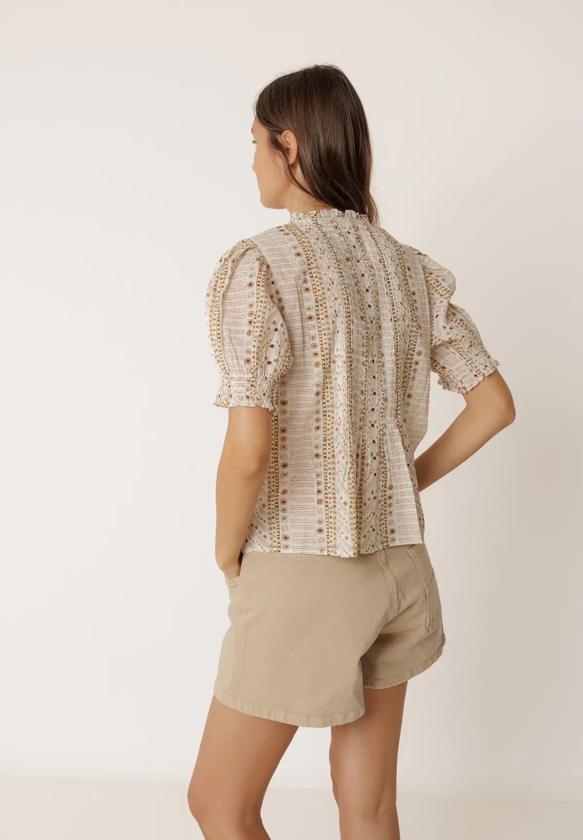 Micro Ruffle Shirt