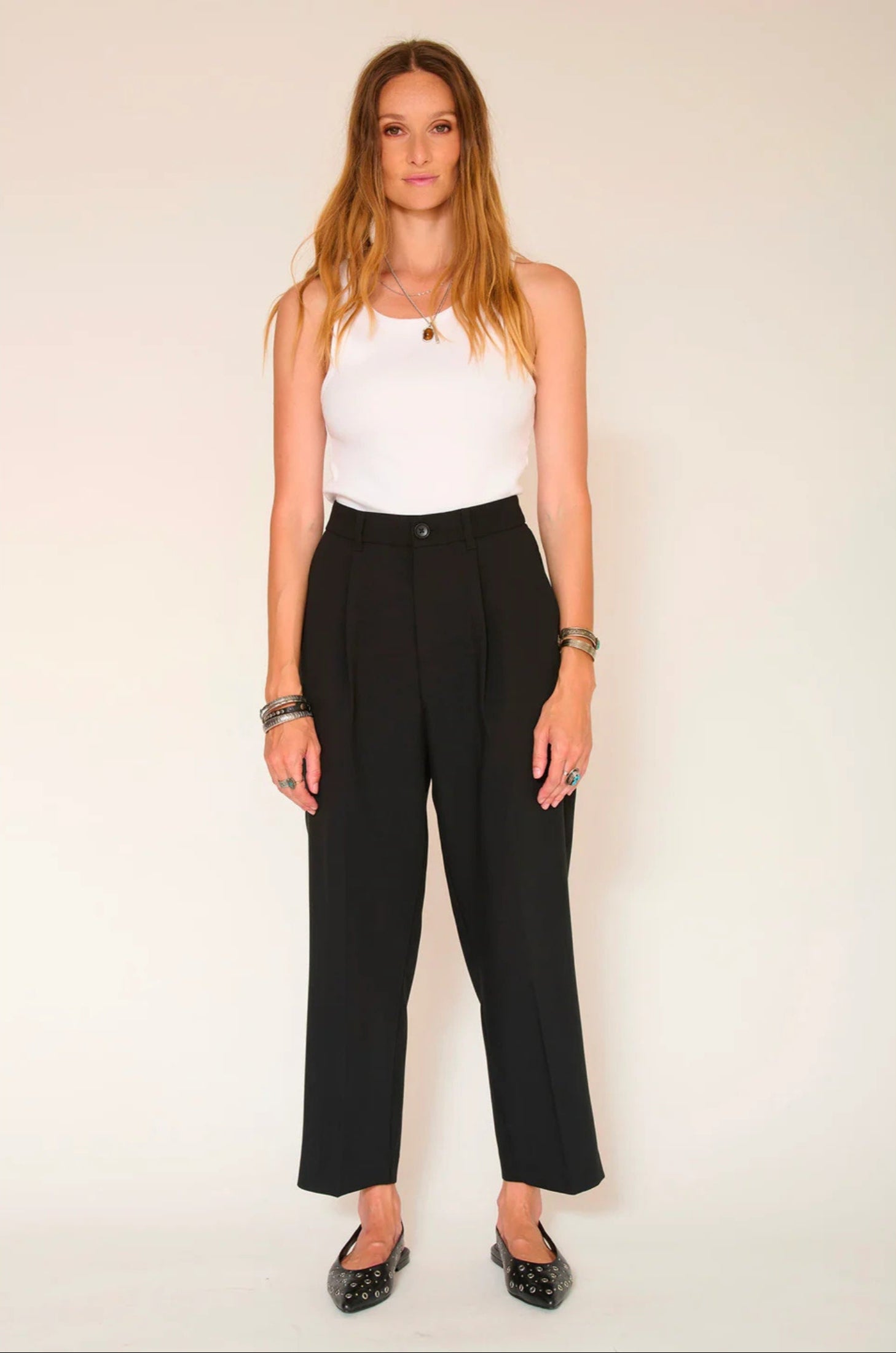 Easy black pants-Paroche