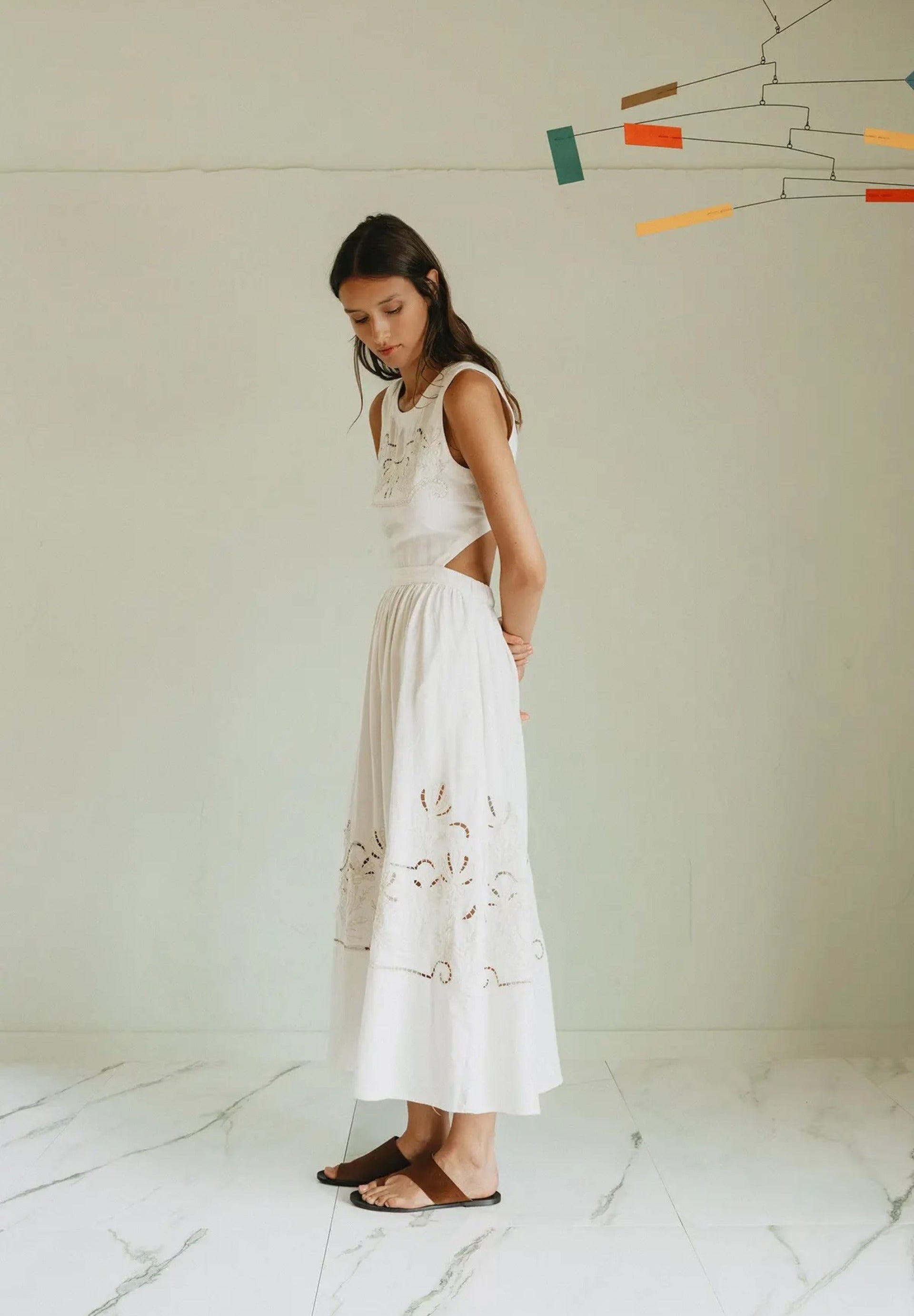Embroidered Detail Dress