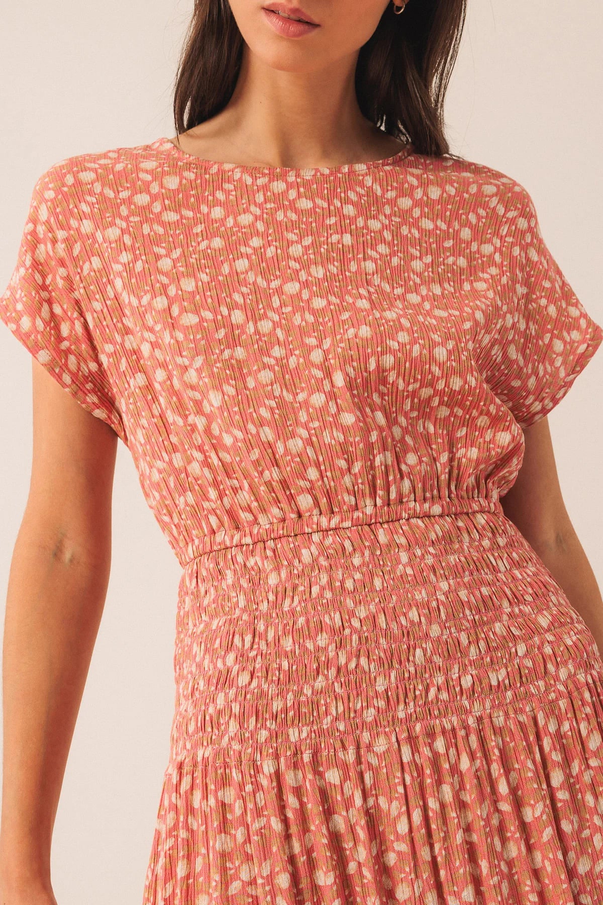 Petal print dress