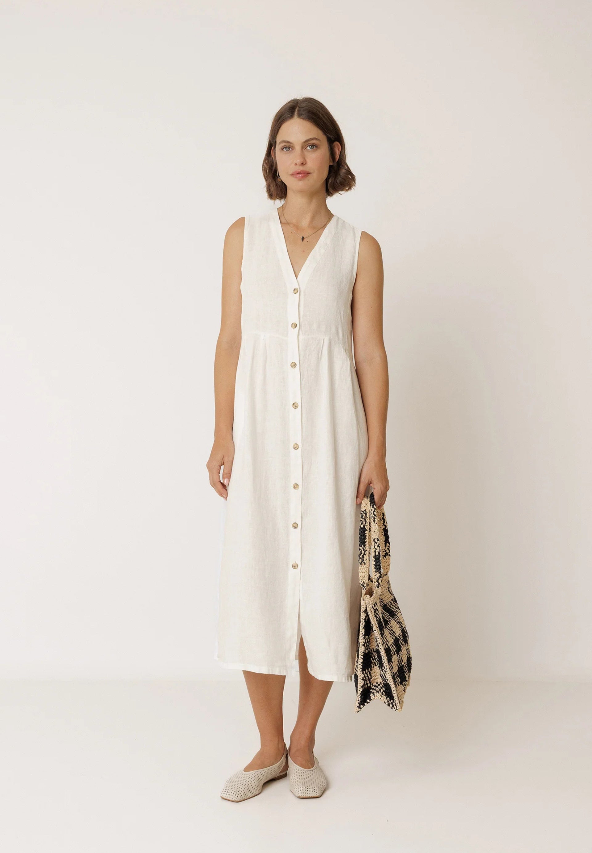 Linen Multiposition Dress