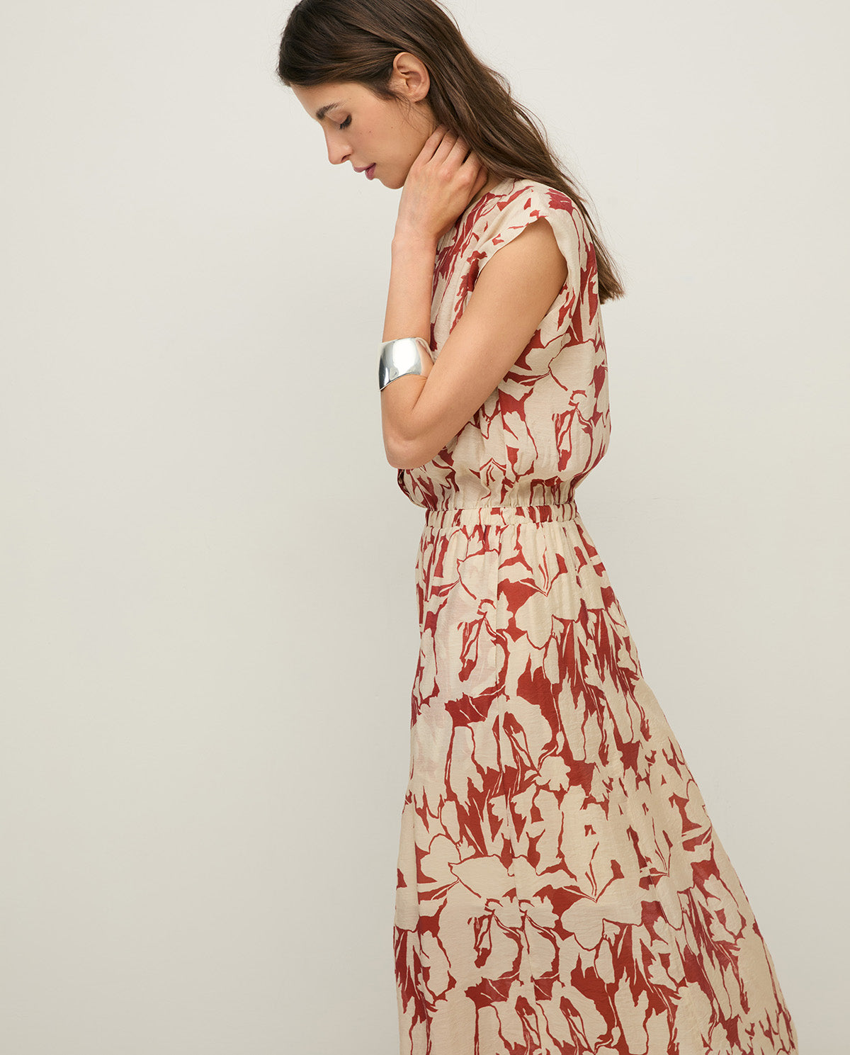 Manilas Printed Viscose Dress
